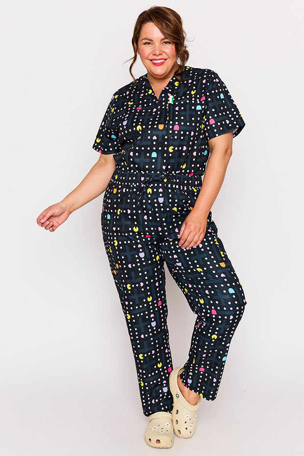 Cristina Love Pellets Scrub Pant – Love Pellets wide leg pants