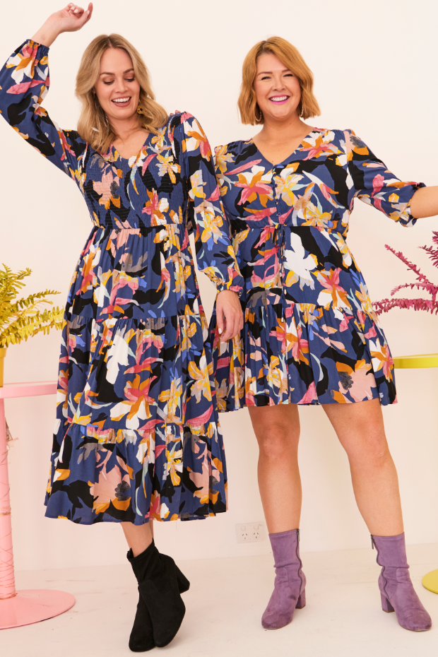 Maeve 80's Pop Midi Dress – 80's Pop Midi maxi dress