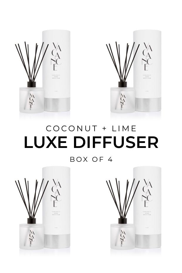Coconut Lime Luxe Diffuser 300ml (Box of 4) – Coconut Lime Luxe candle