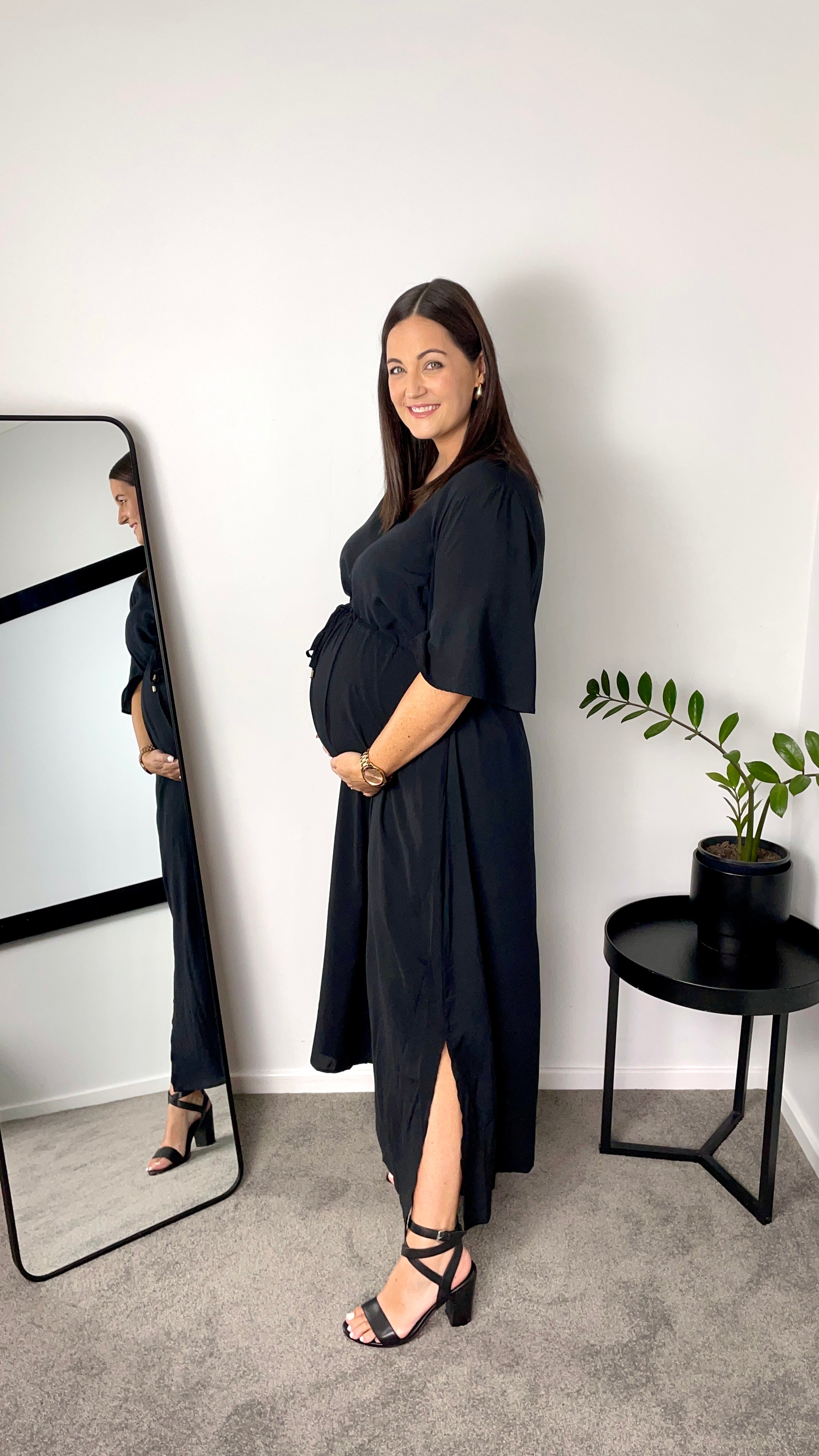 Annie Black Dress – Black maxi dress