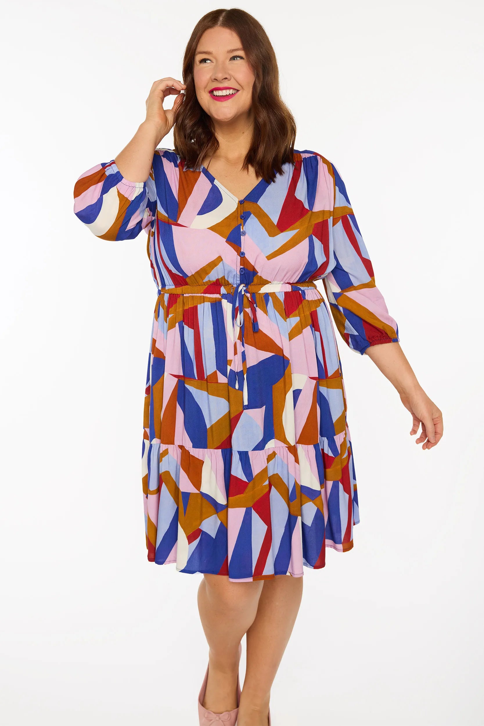 Amy Athenia Geo Dress
