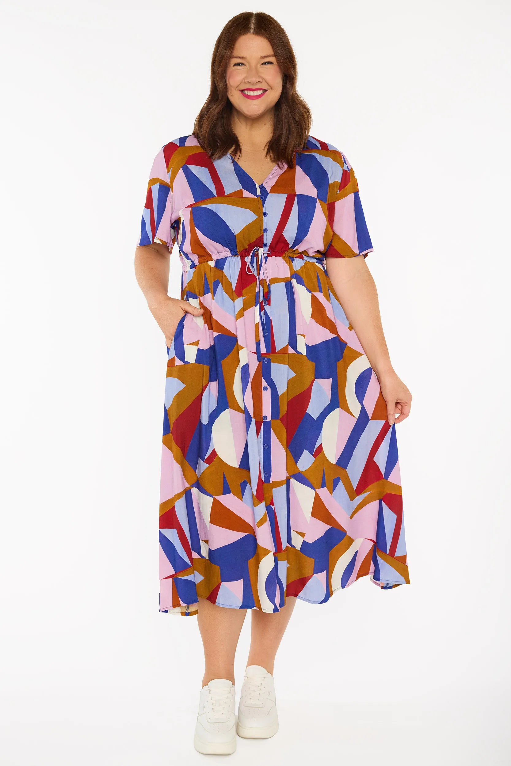 Michelle Athenia Geo Dress