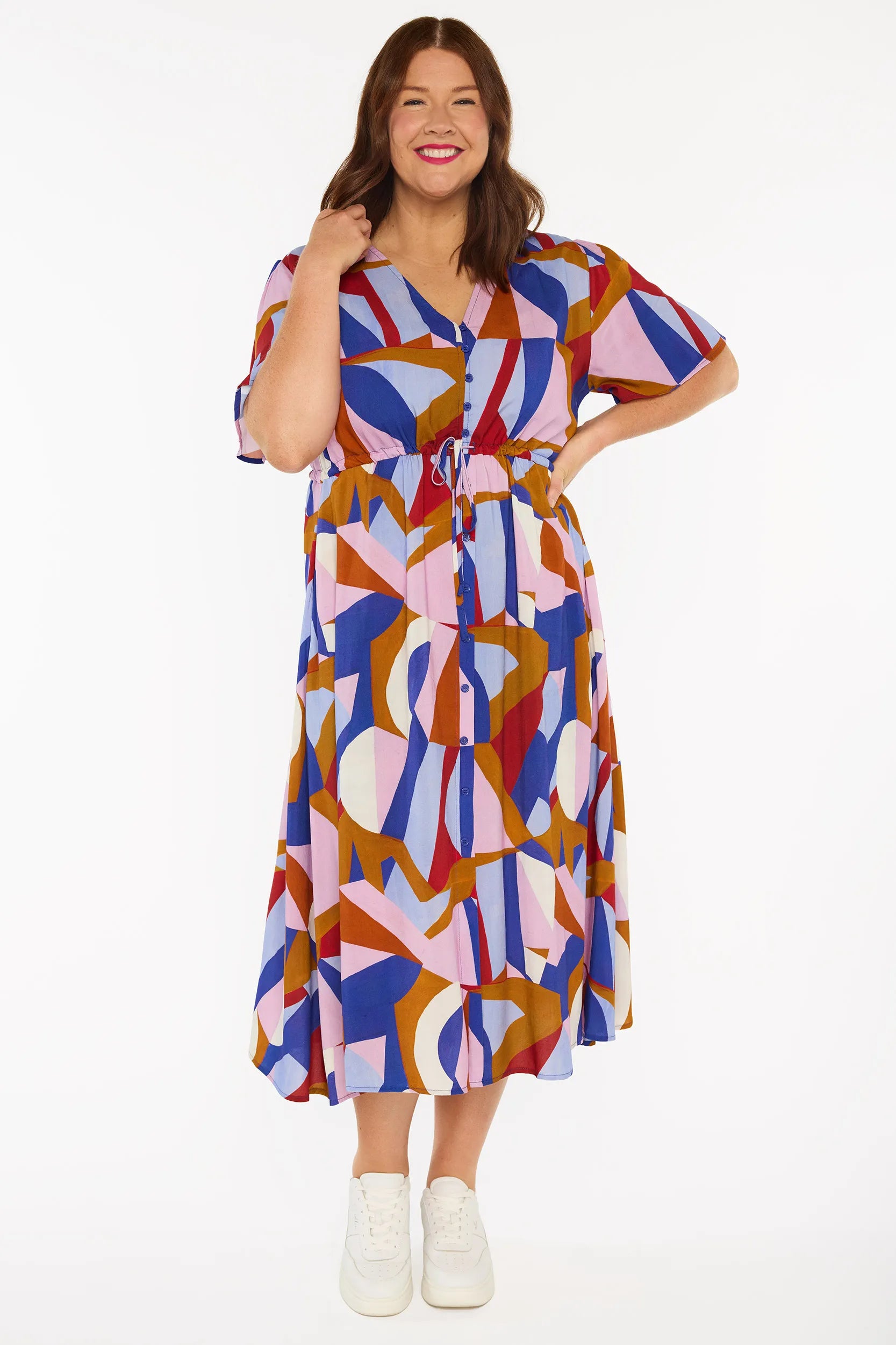Michelle Athenia Geo Dress