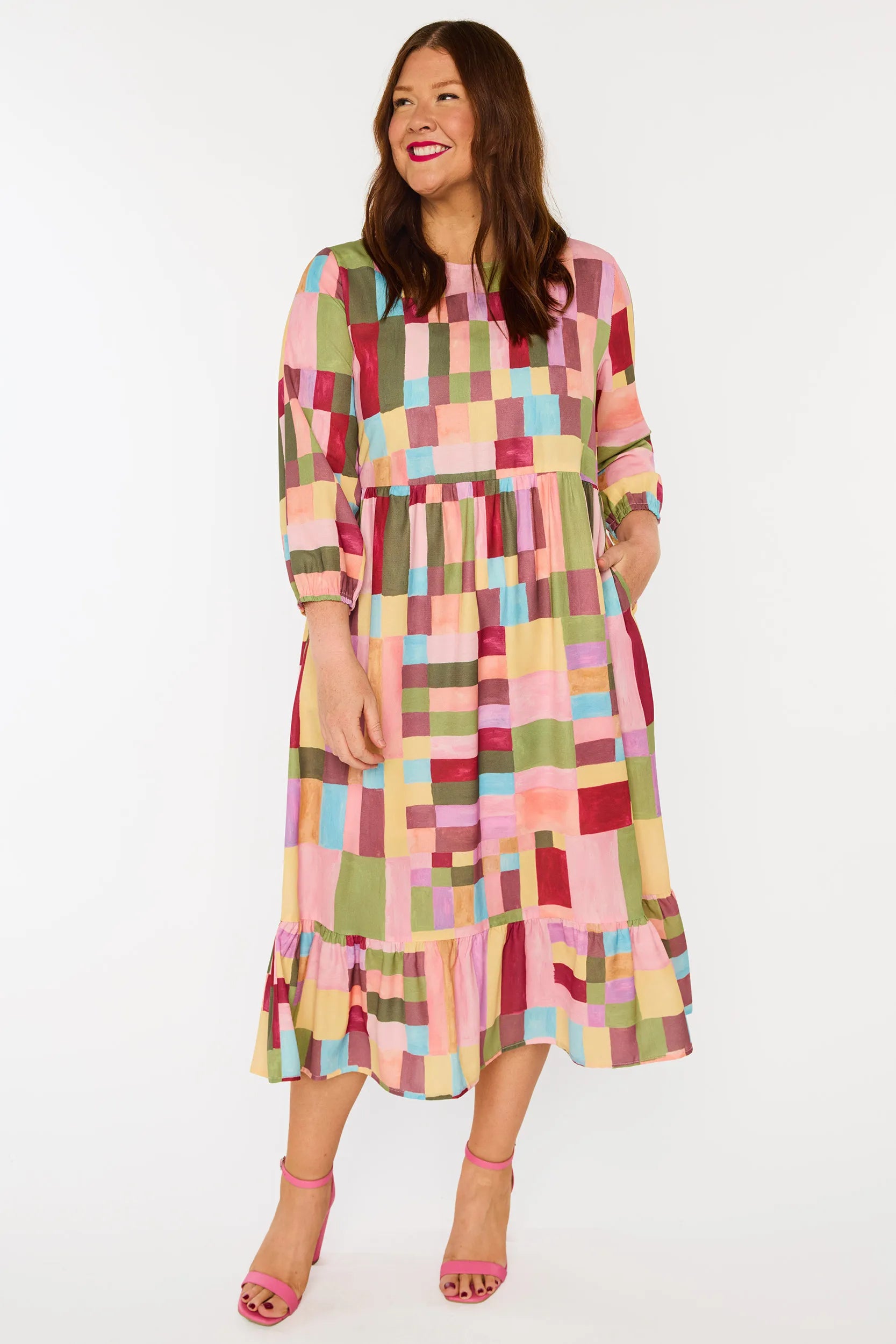 React Block Party Dress