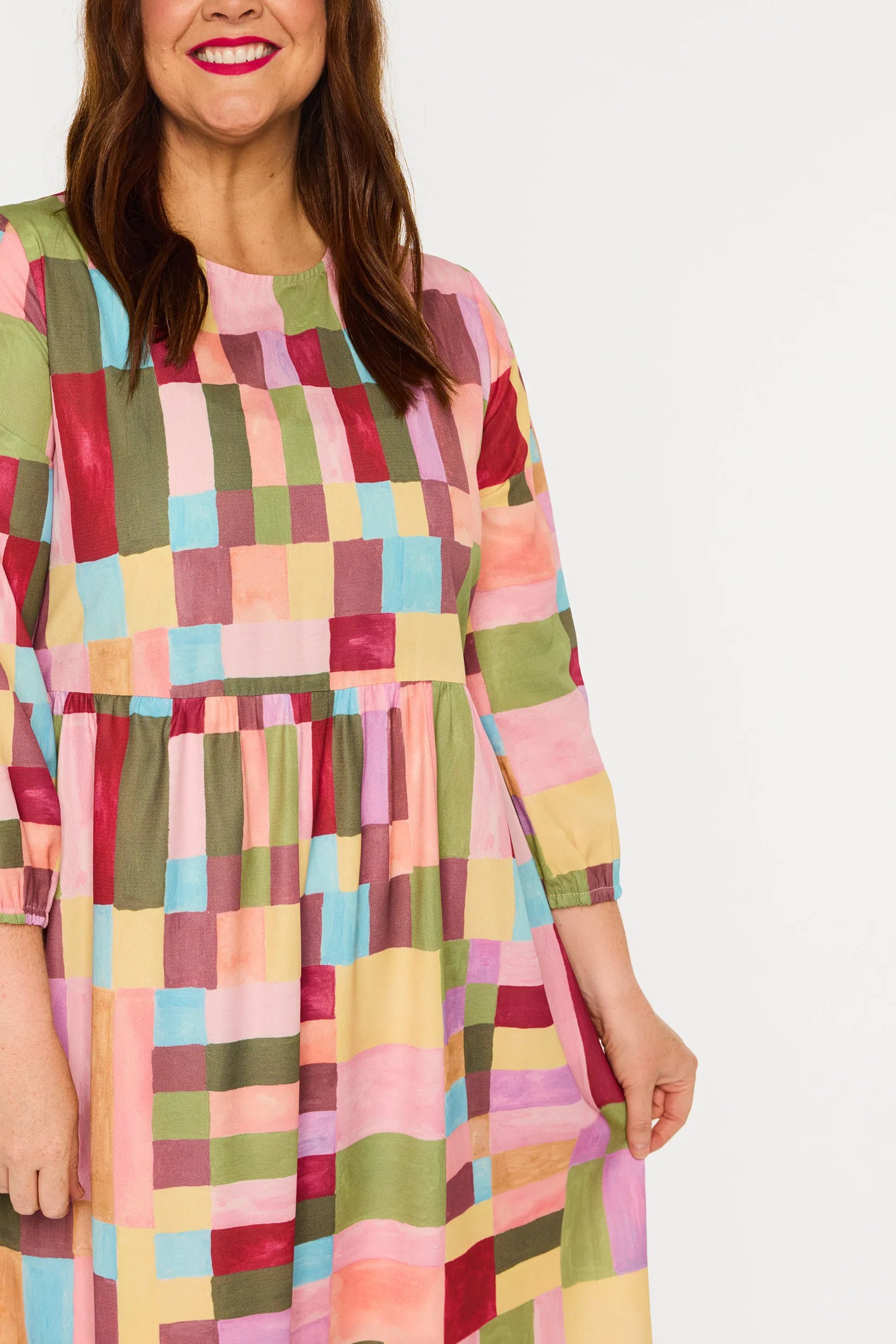 React Block Party Dress