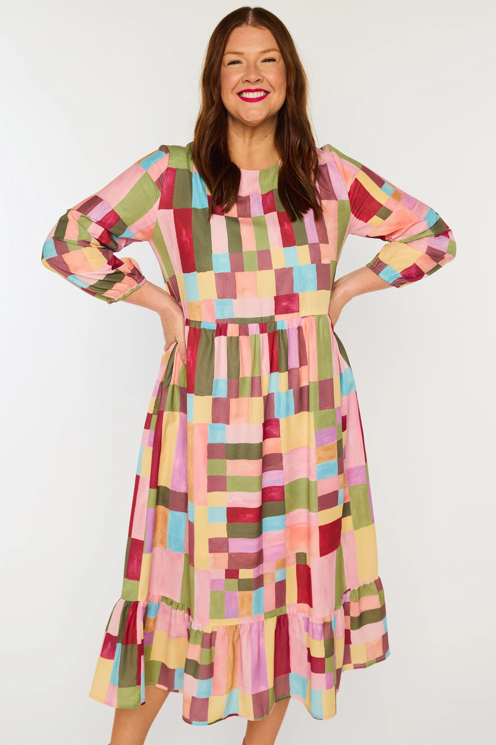 React Block Party Dress
