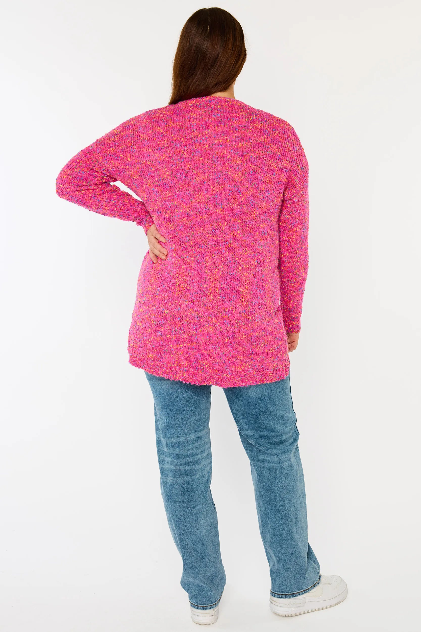 Cathy Pink Marle Knit – Pink Marle knit jumper