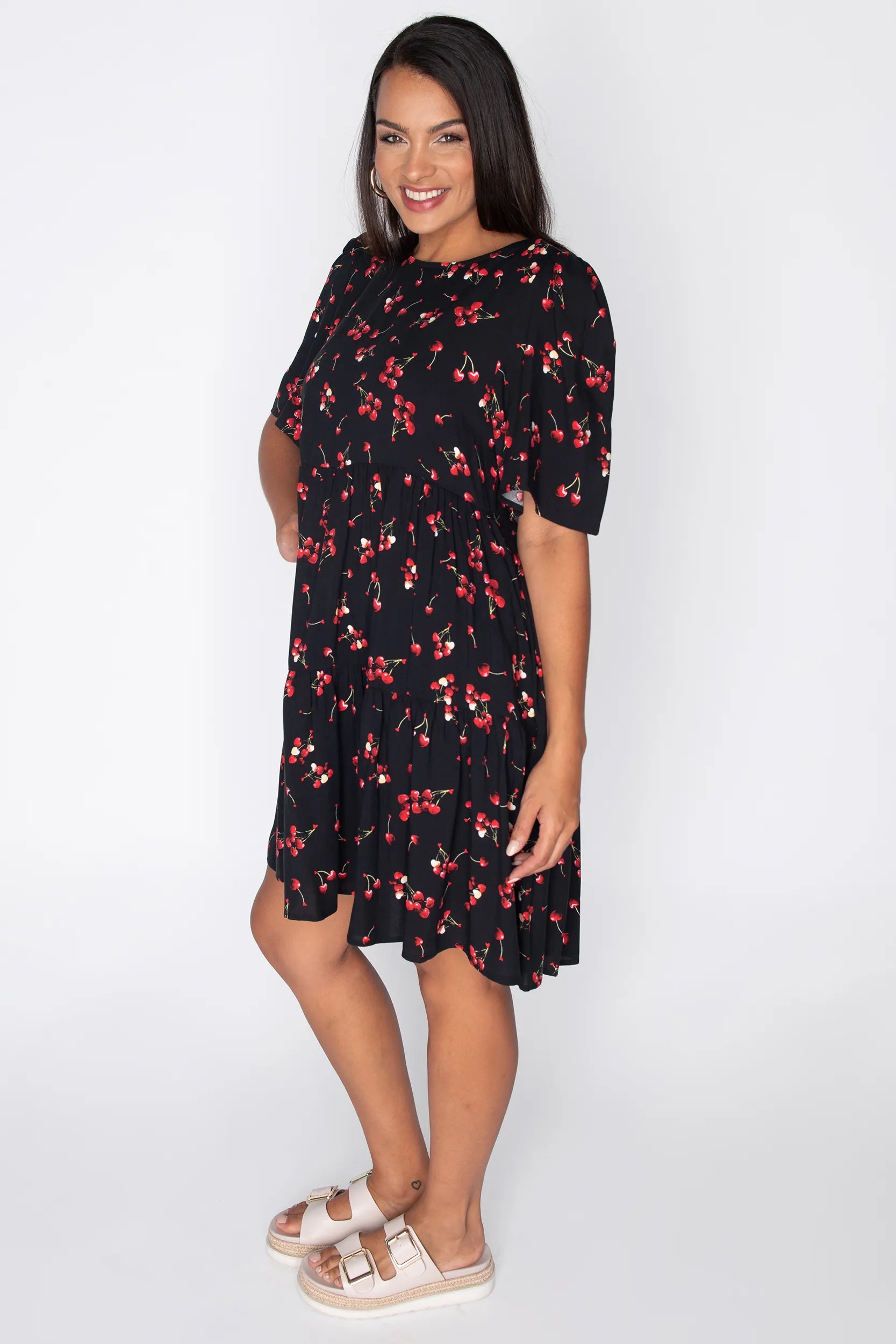Izzie Cherry Hearts Dress – Cherry Hearts mini dress