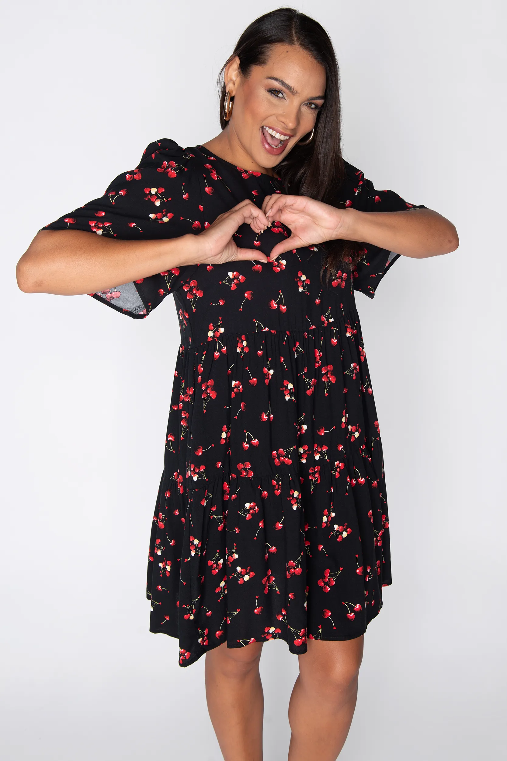 Izzie Cherry Hearts Dress – Cherry Hearts mini dress