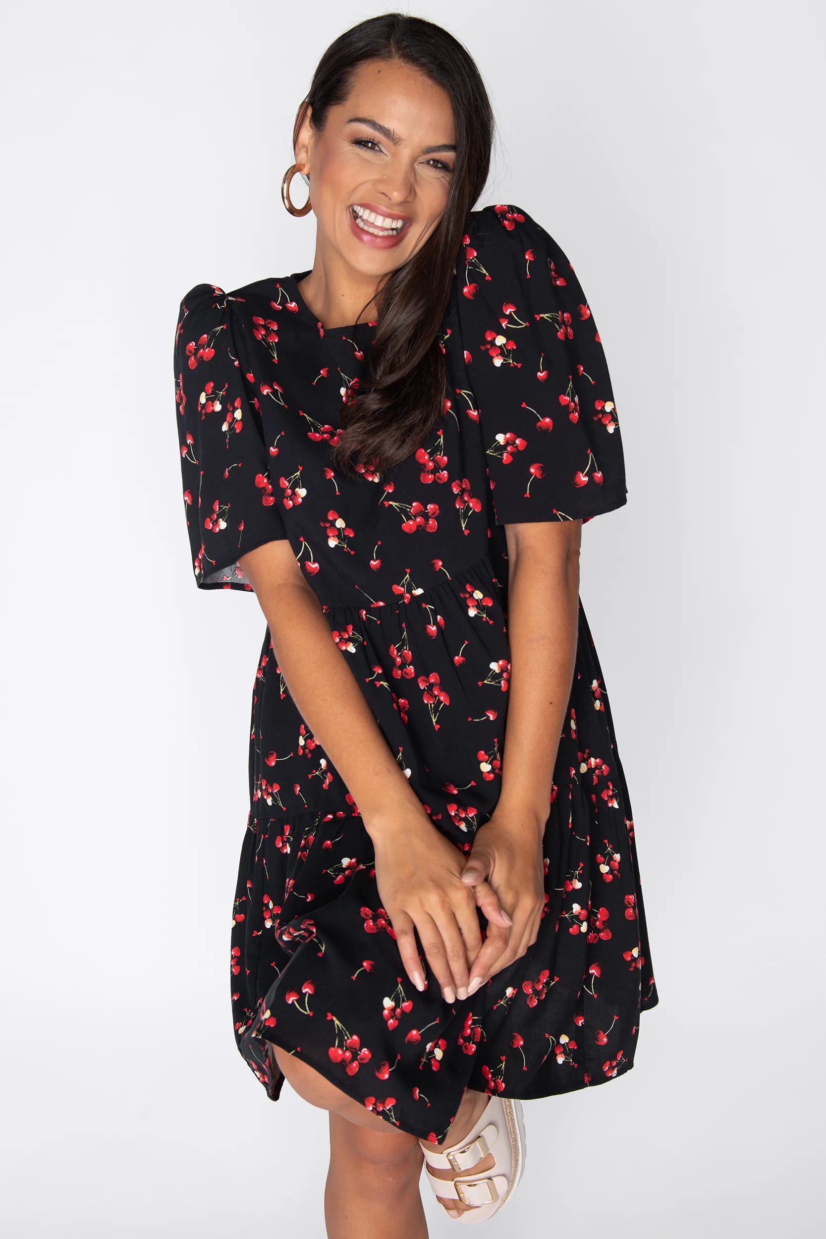 Izzie Cherry Hearts Dress – Cherry Hearts mini dress