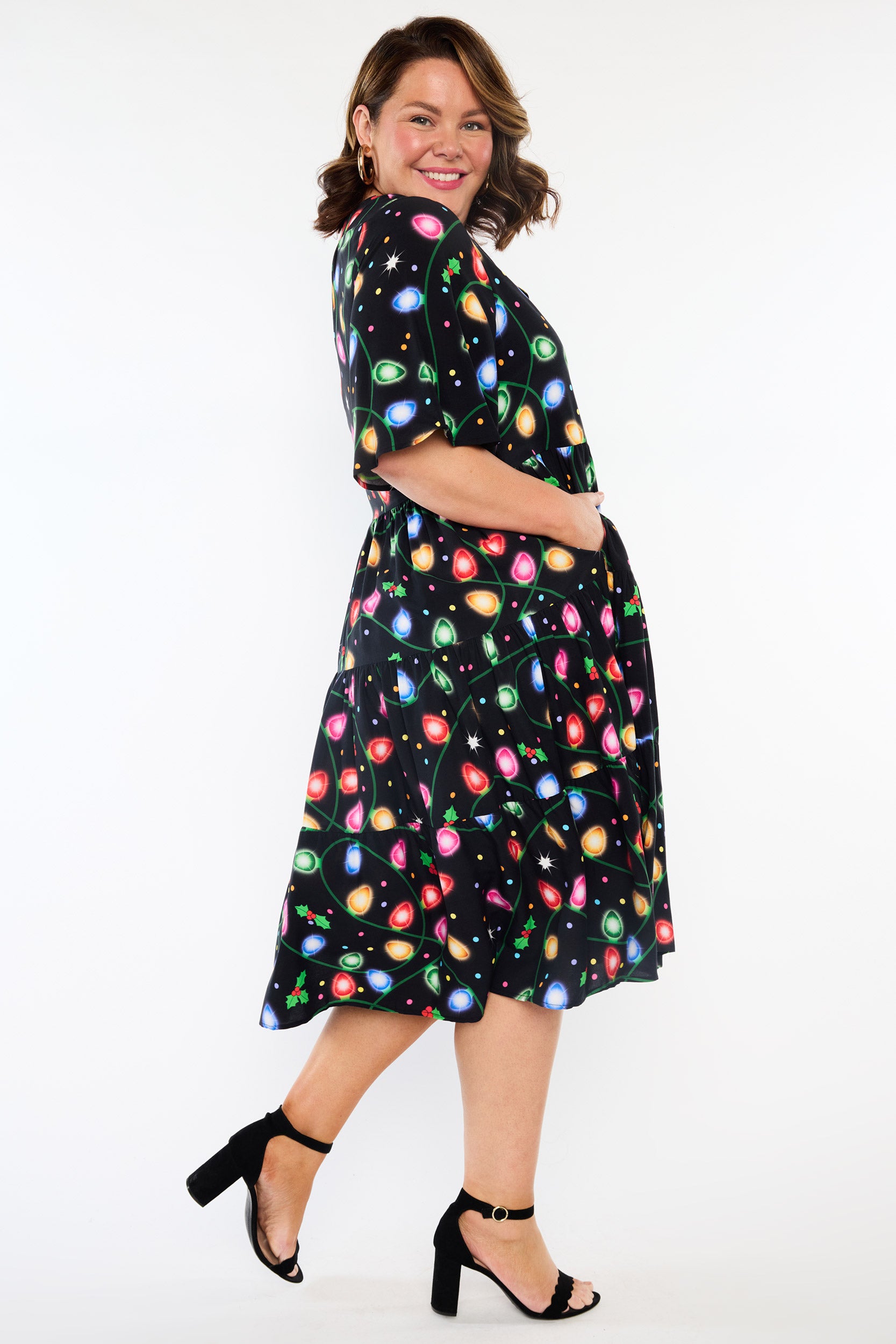 Chrissie Christmas Lights Dress (Pre-Order)