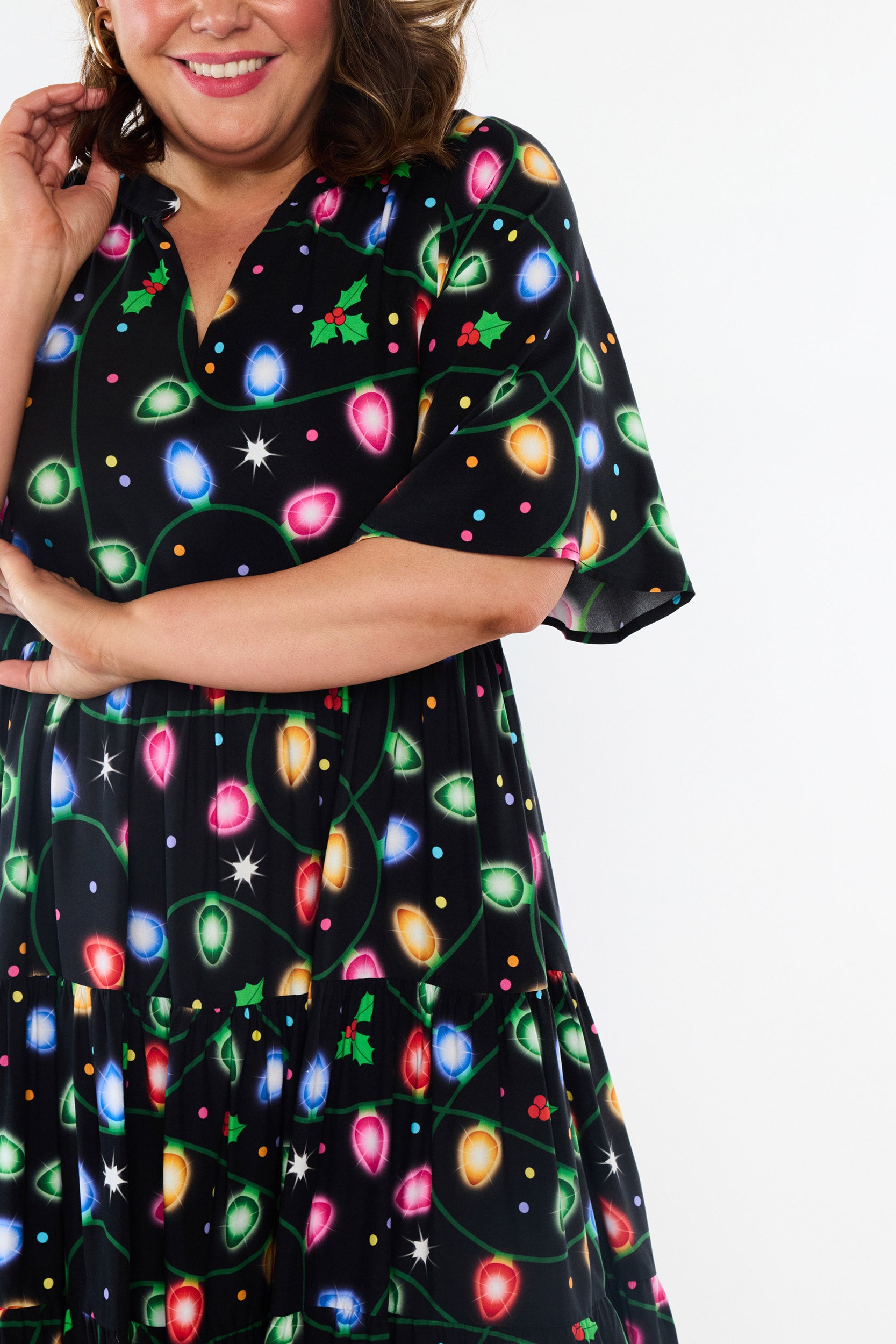 Chrissie Christmas Lights Dress (Pre-Order)