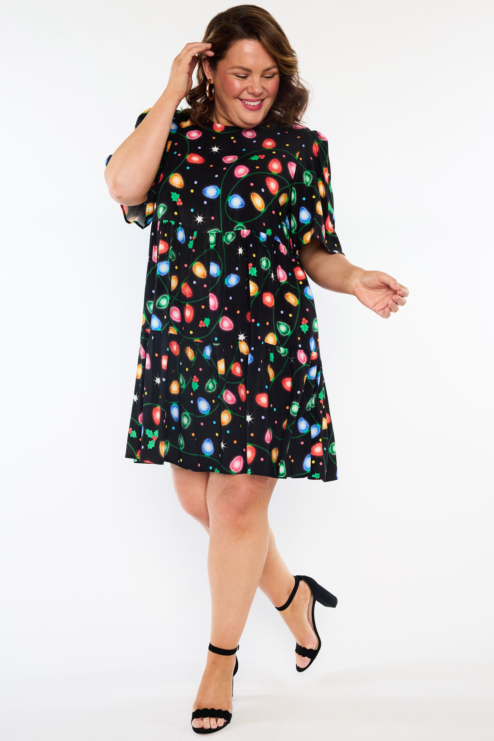 Izzie Christmas Lights Dress (Pre-Order)