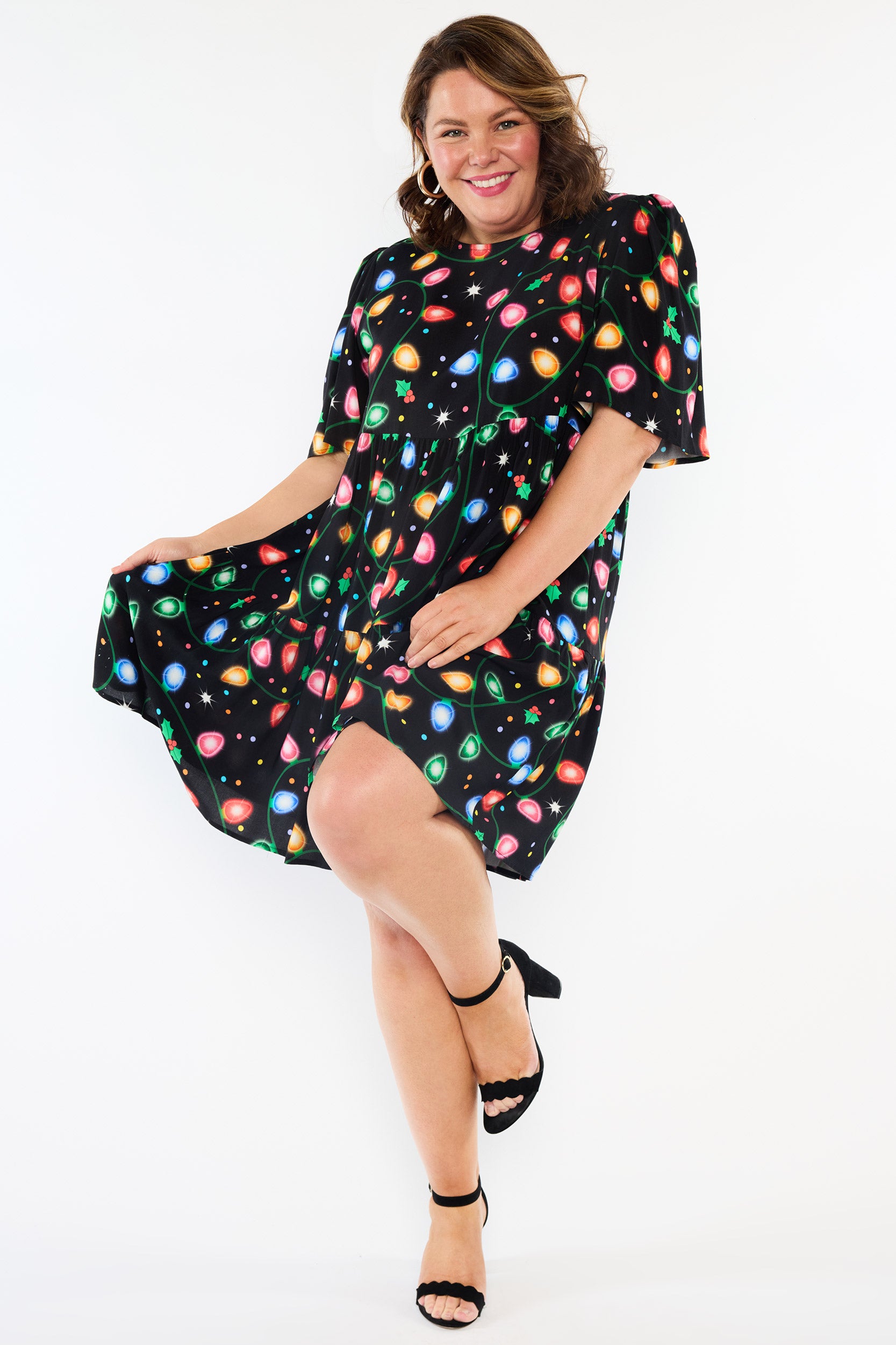 Izzie Christmas Lights Dress (Pre-Order)