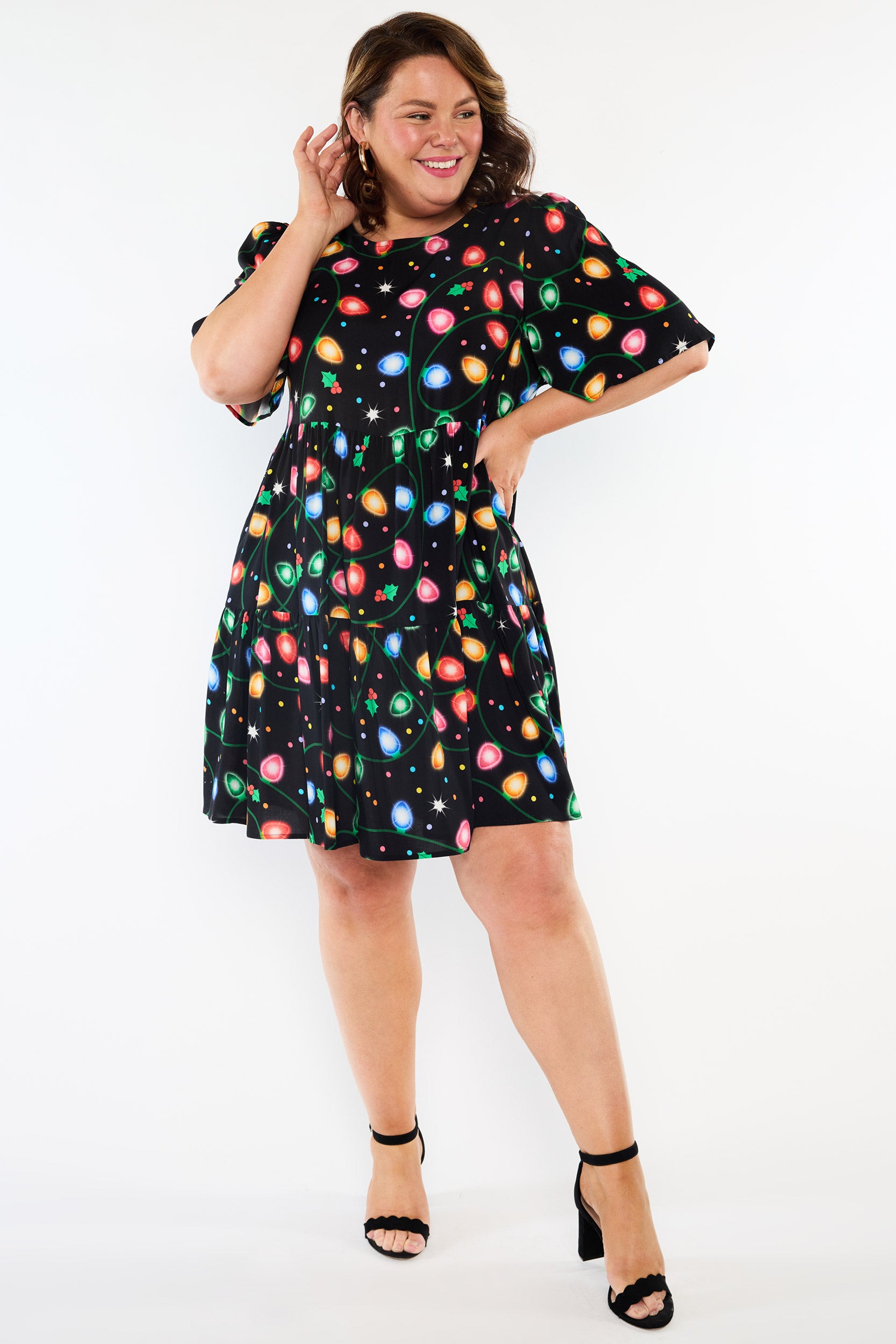 Izzie Christmas Lights Dress (Pre-Order)