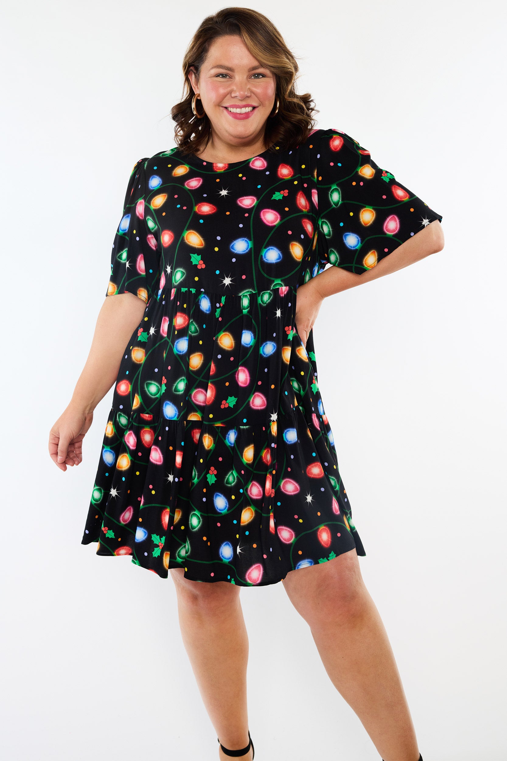 Izzie Christmas Lights Dress (Pre-Order)