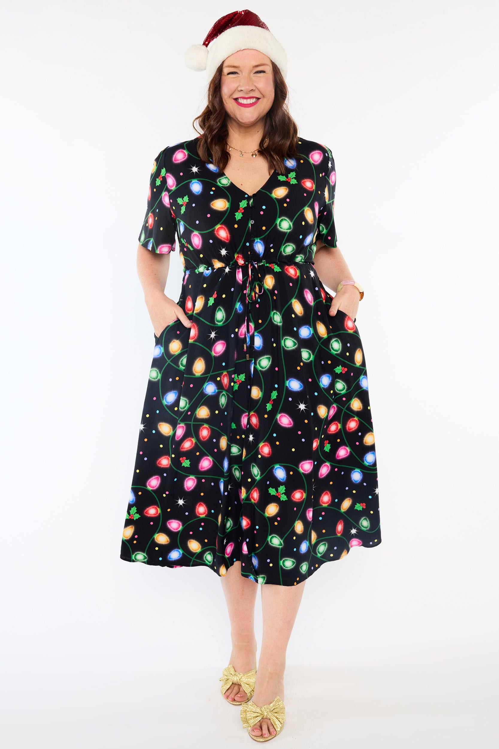 Michelle Christmas Lights Dress (Pre-Order)