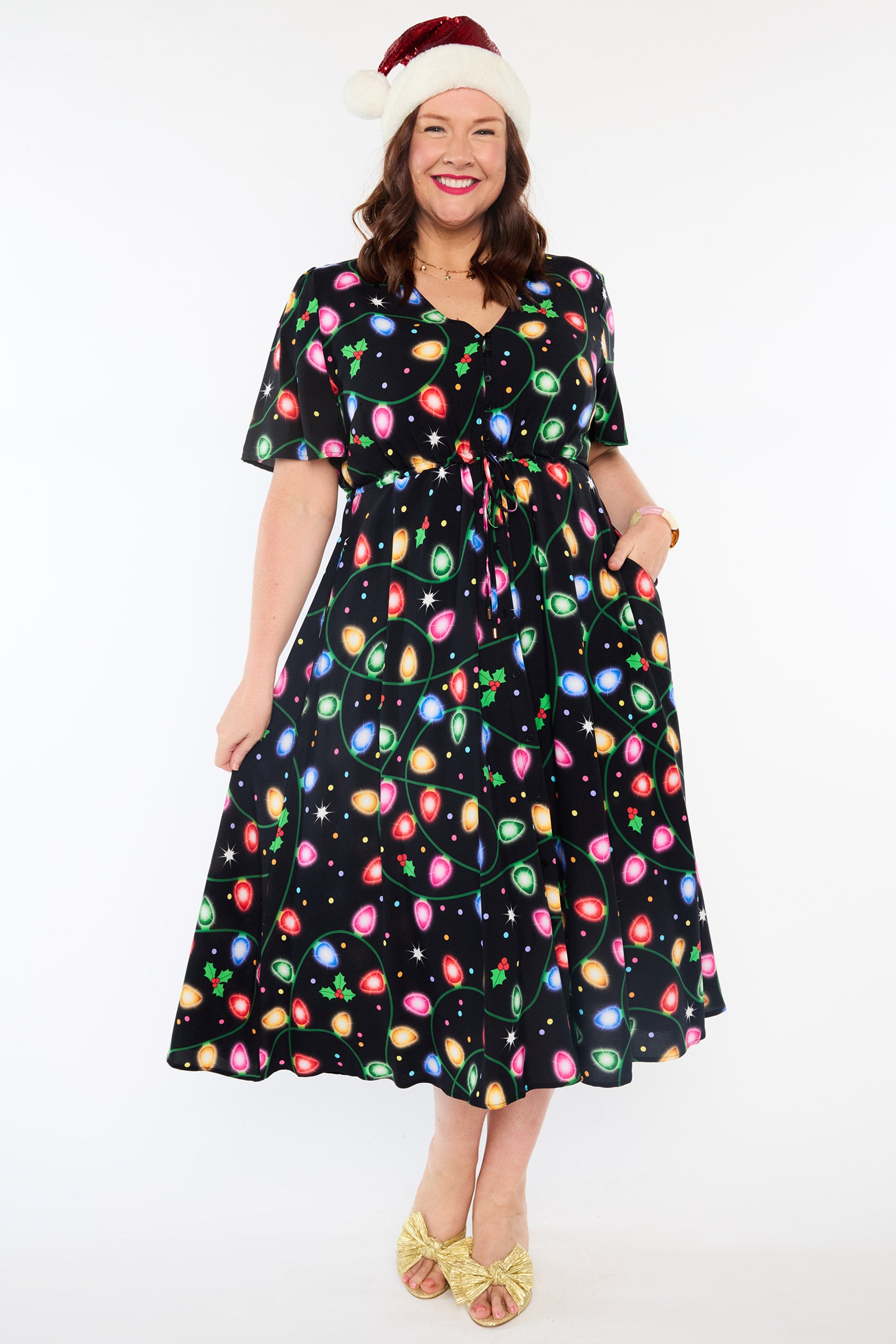 Michelle Christmas Lights Dress (Pre-Order)