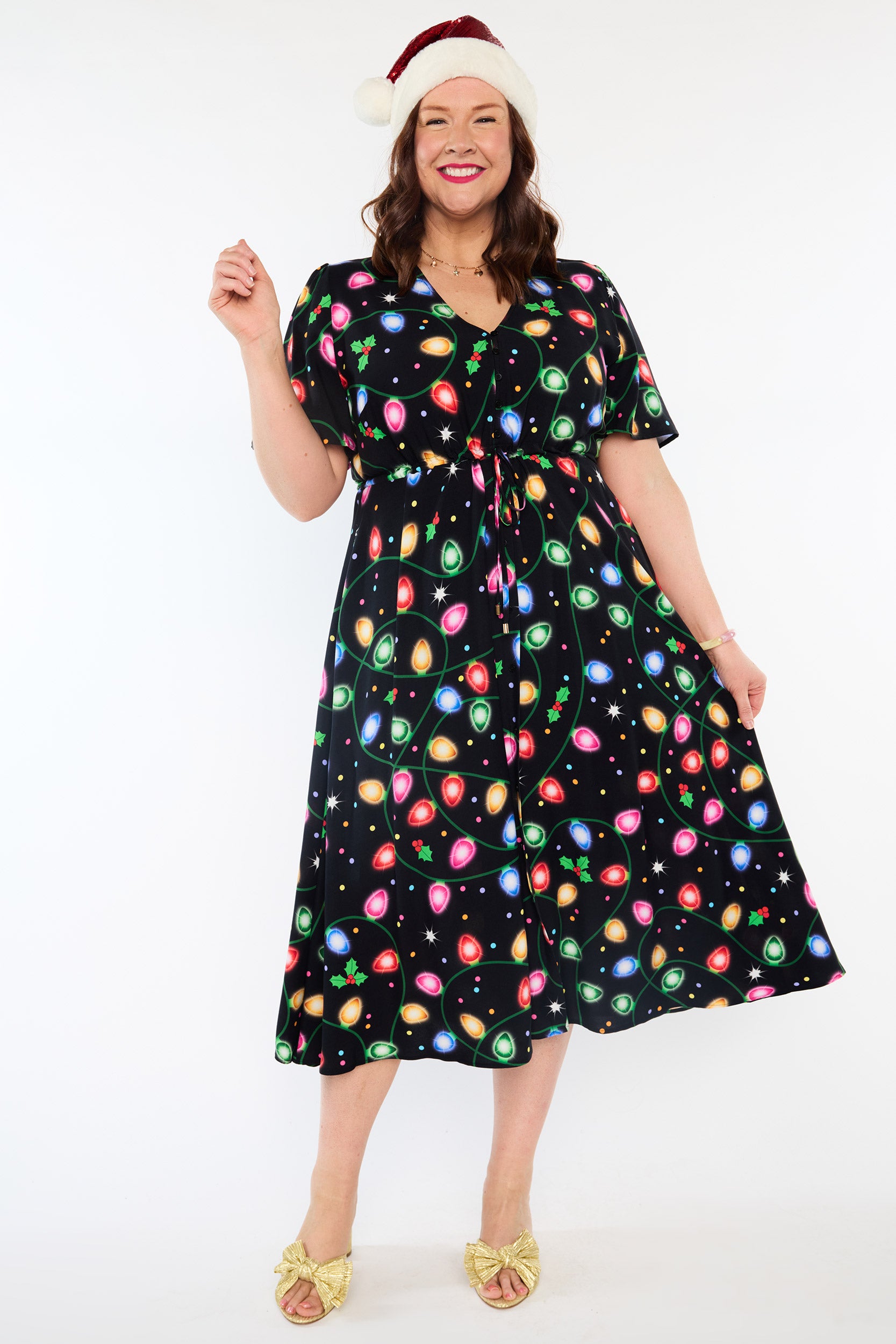 Michelle Christmas Lights Dress (Pre-Order)