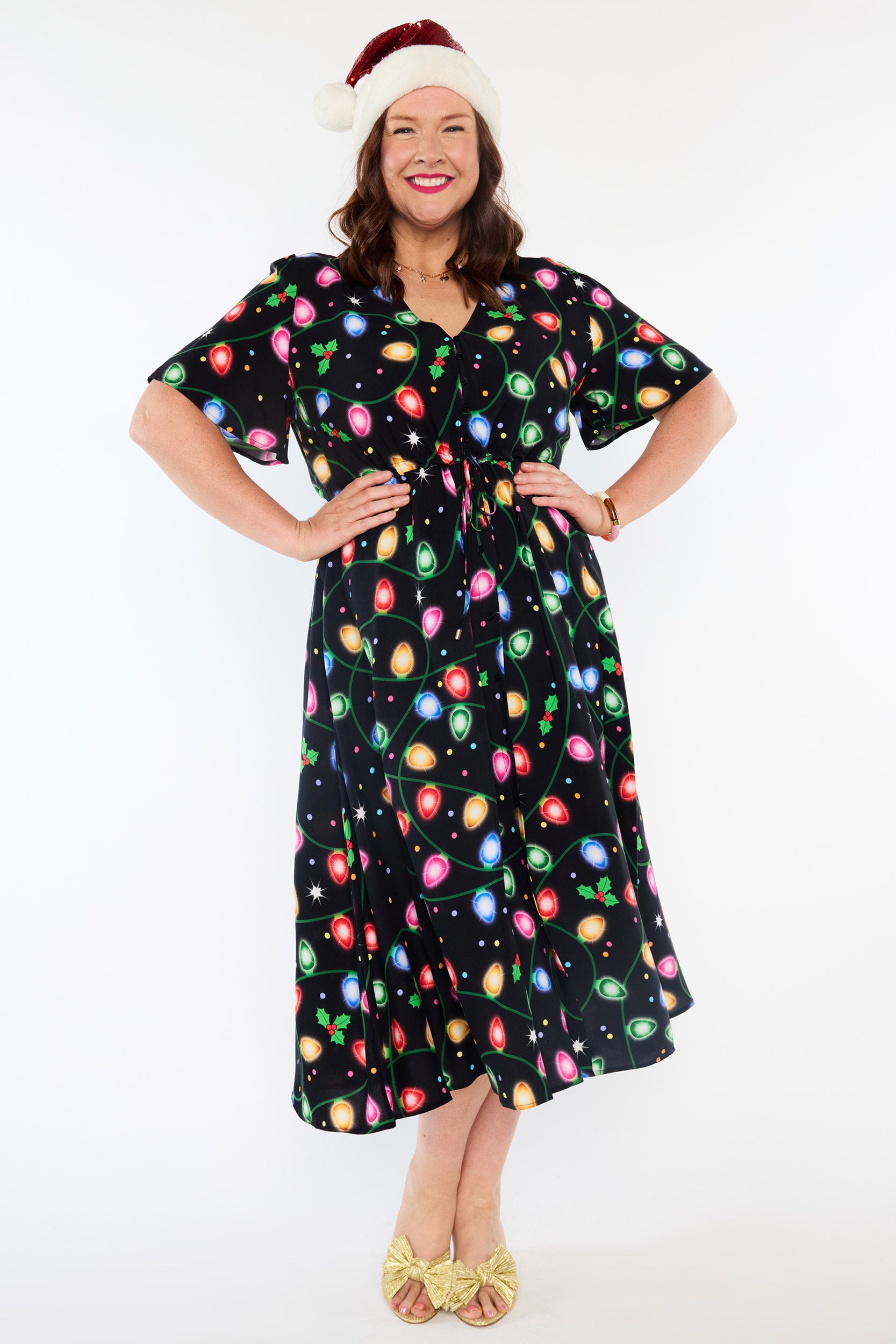 Michelle Christmas Lights Dress (Pre-Order)