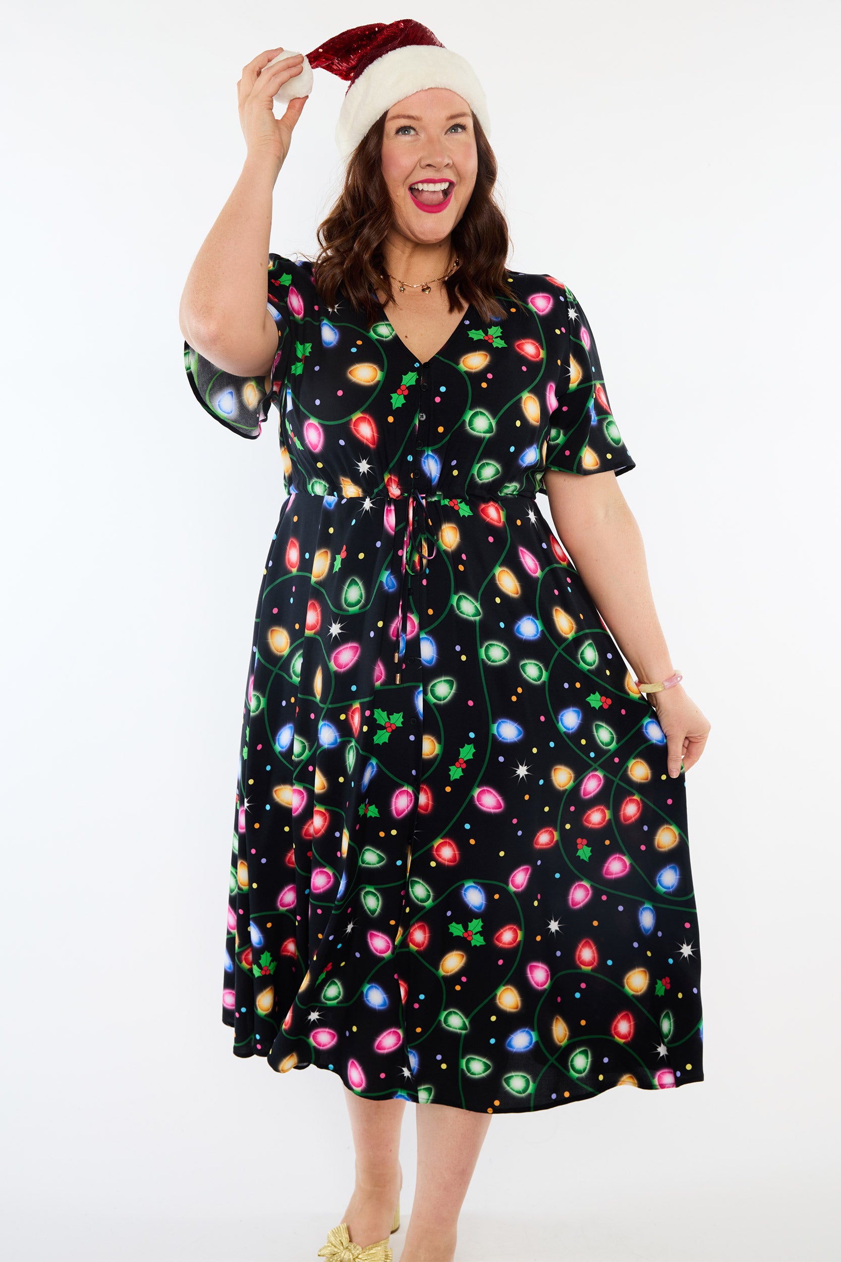 Michelle Christmas Lights Dress (Pre-Order)