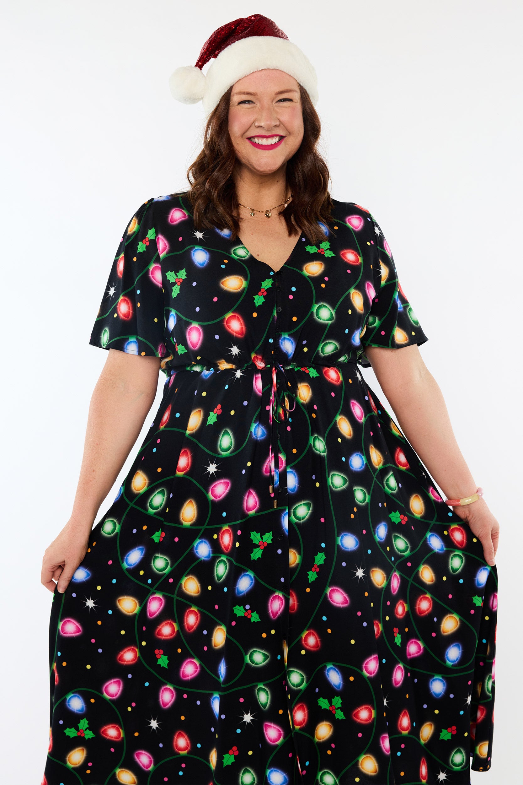 Michelle Christmas Lights Dress (Pre-Order)