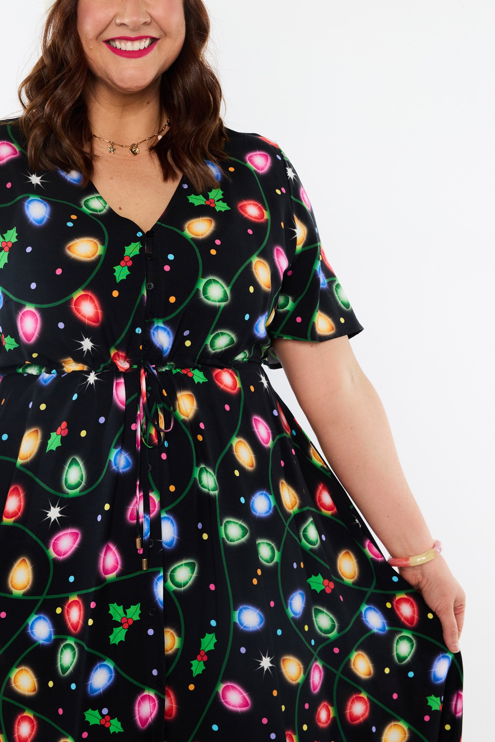 Michelle Christmas Lights Dress (Pre-Order)