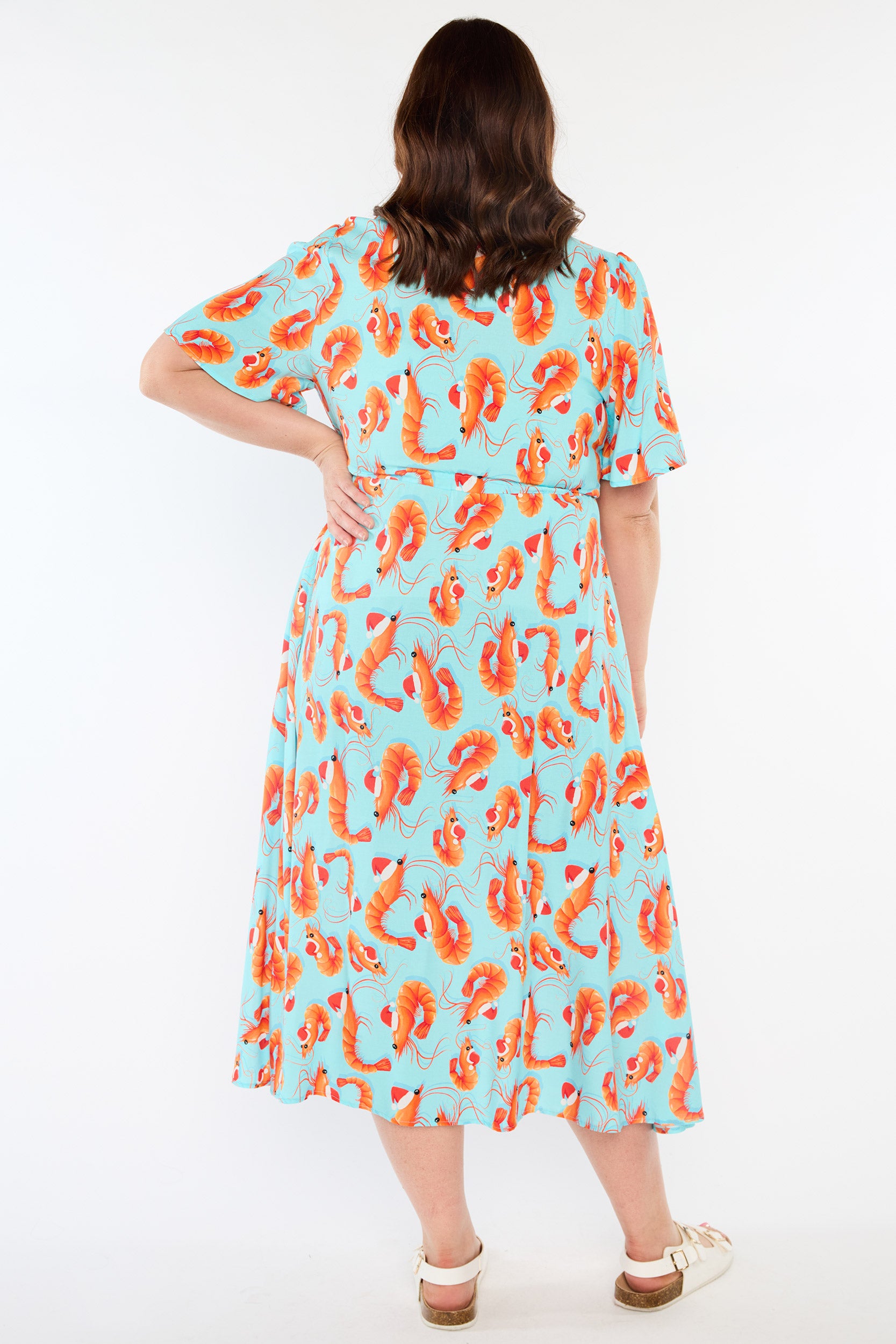 Michelle Christmas Prawns Dress (Pre-Order)