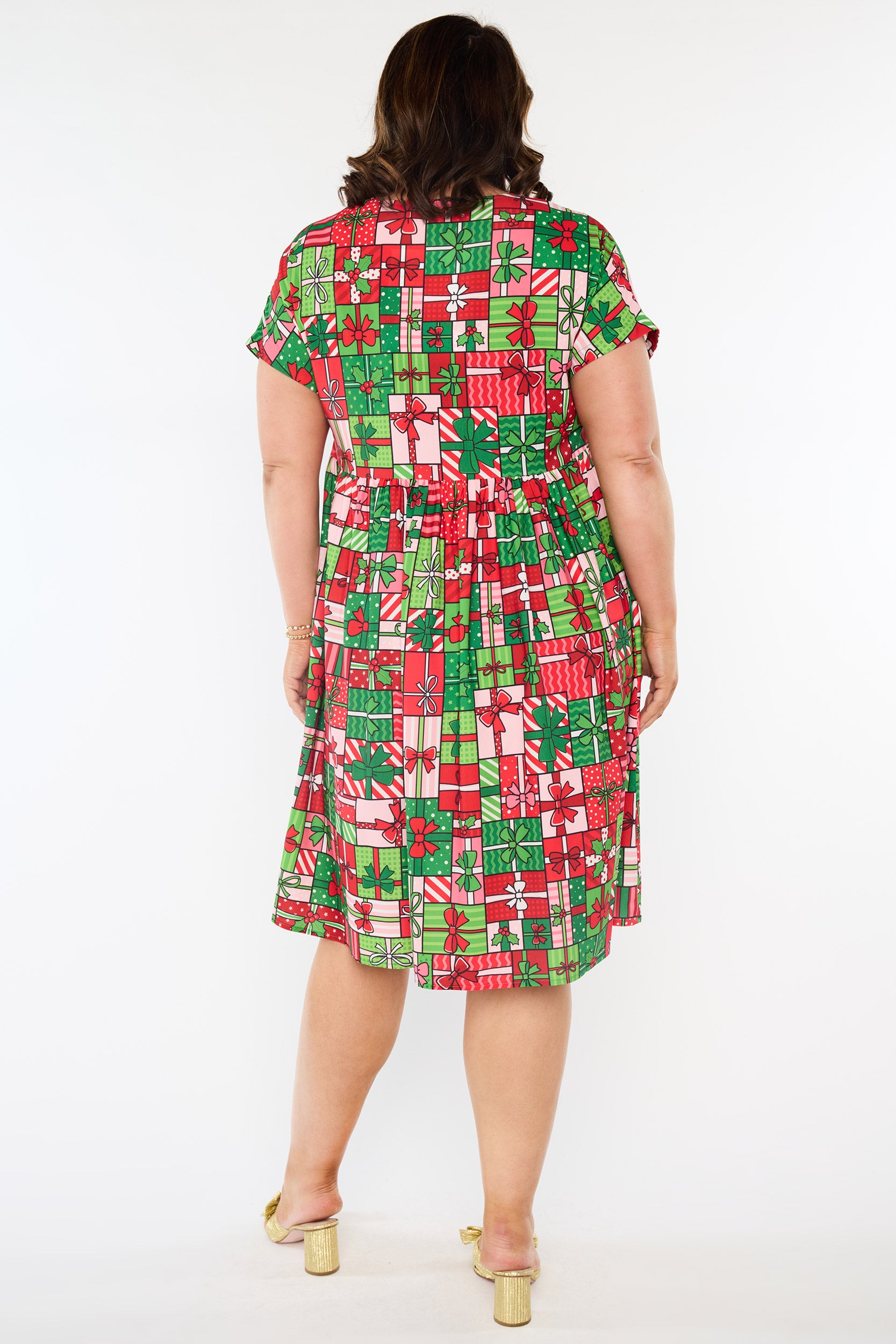 Bam Christmas Present Stack Dress (Pre-Order)