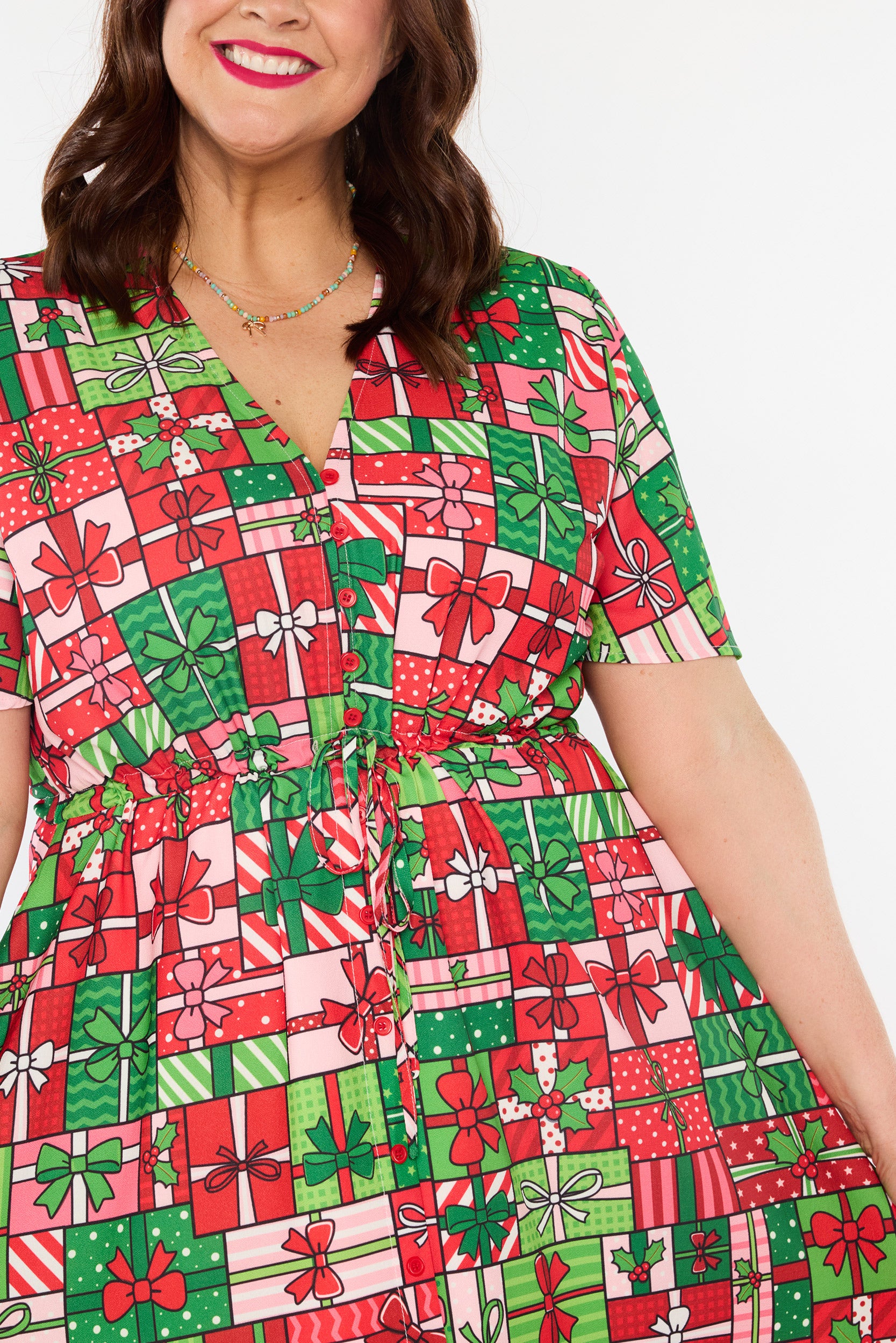 Marley Christmas Present Stack Dress (Pre-Order)