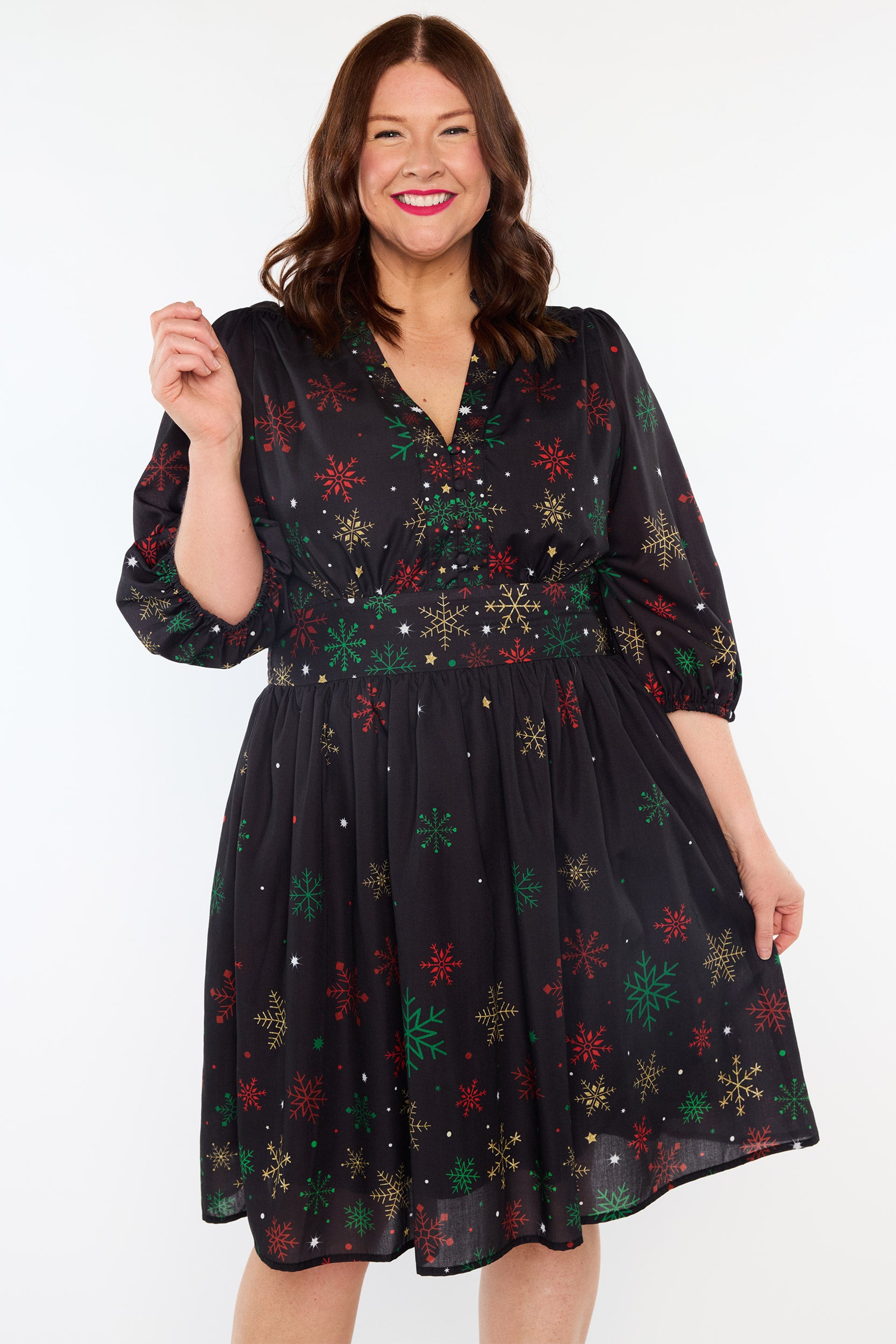 Abbie Christmas Snow Dress (Pre-Order)