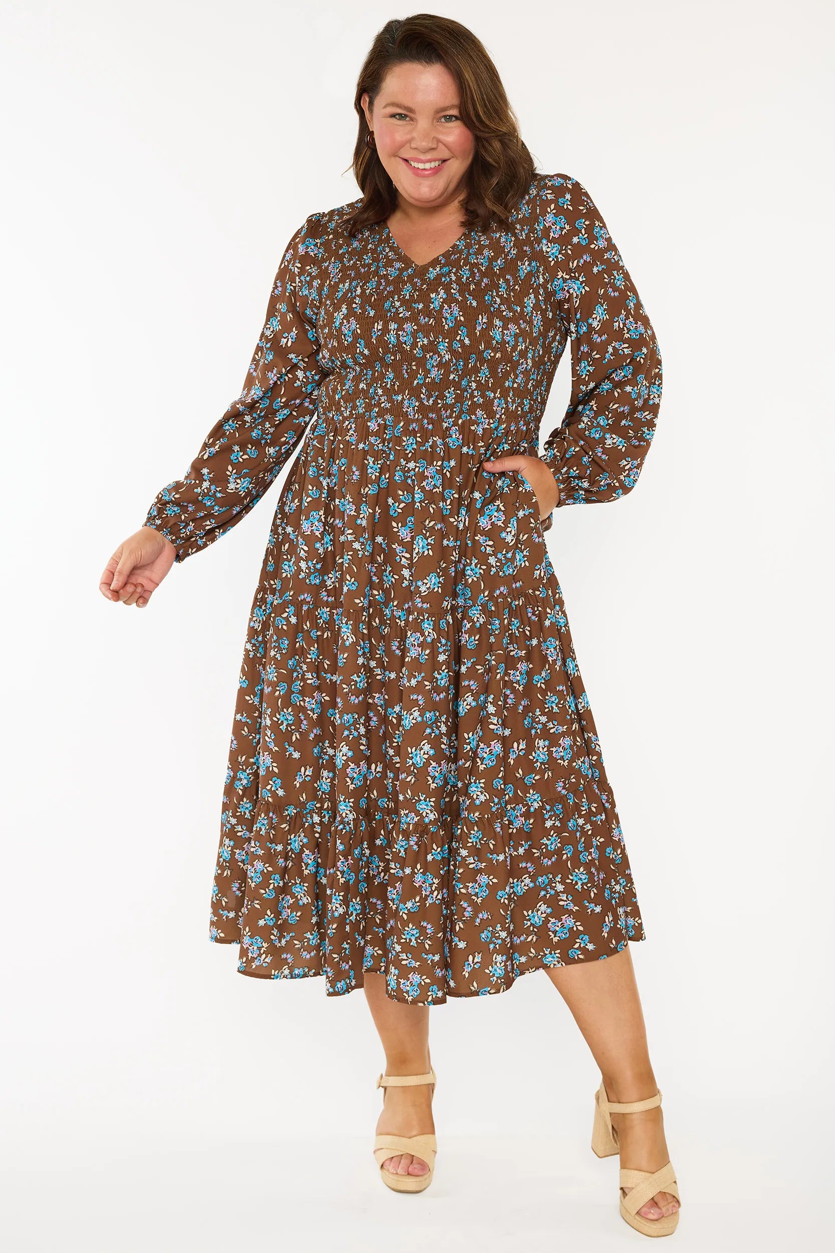 Stevie Coco Blossom Dress – Coco Blossom mid length dress