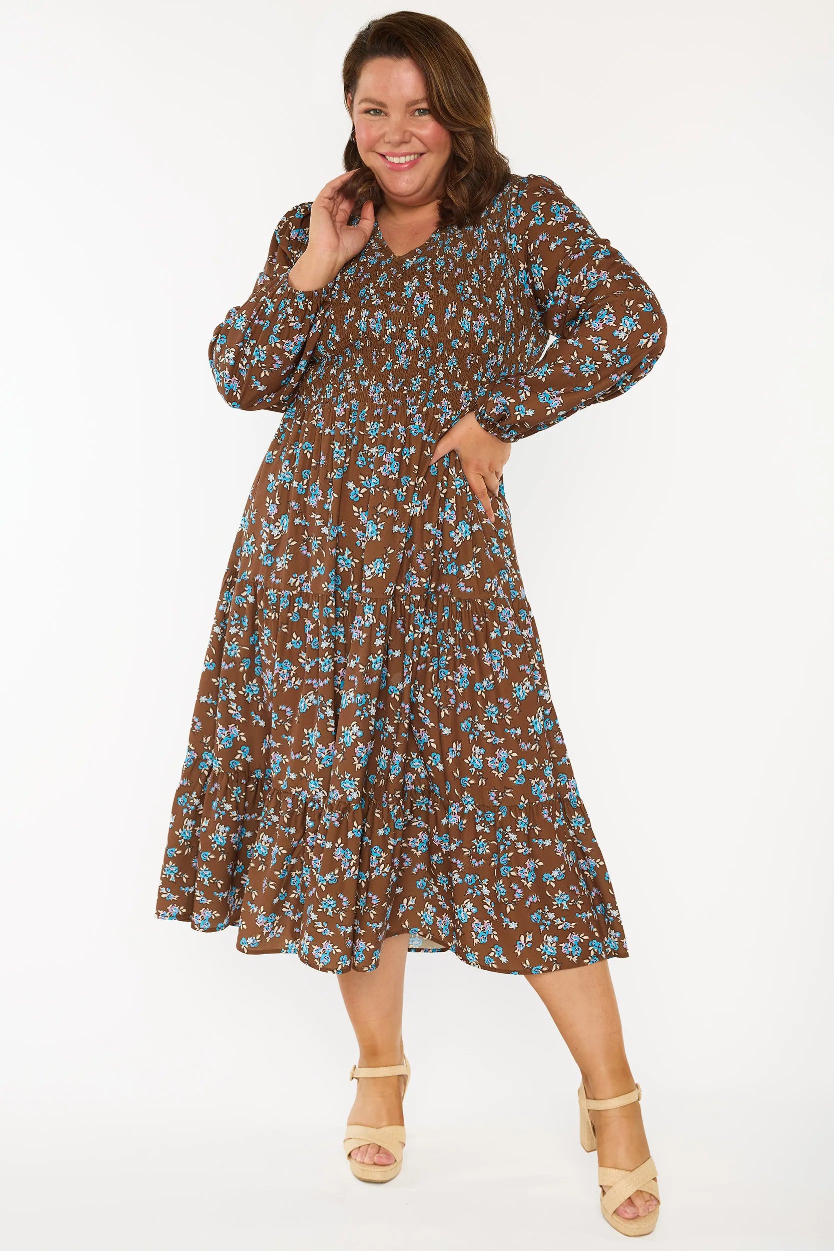 Stevie Coco Blossom Dress – Coco Blossom mid length dress