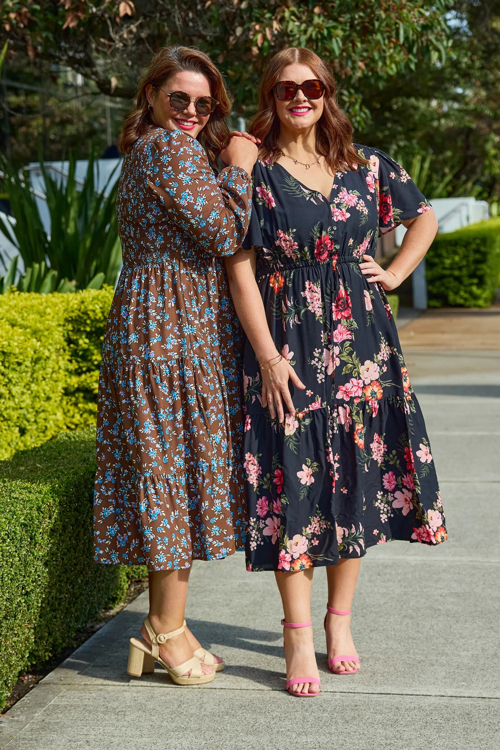Roma Pink Shadows Dress – Pink Shadows mid length dress