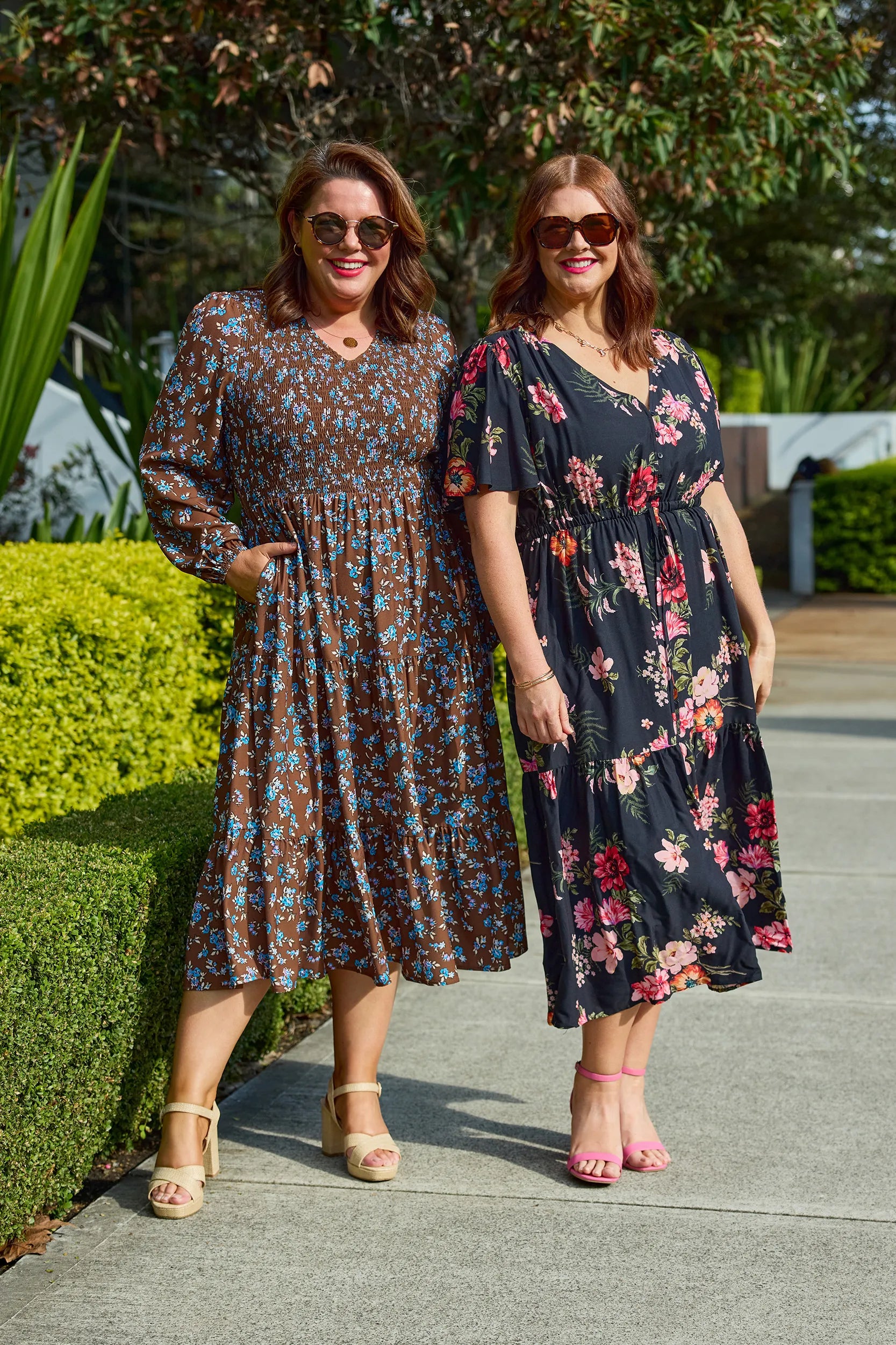 Roma Pink Shadows Dress – Pink Shadows mid length dress