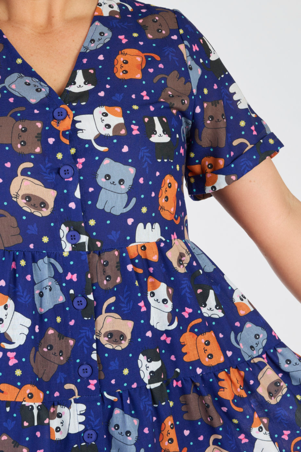 Poppy Cute Kitties Dress – Cute Kitties shift dress