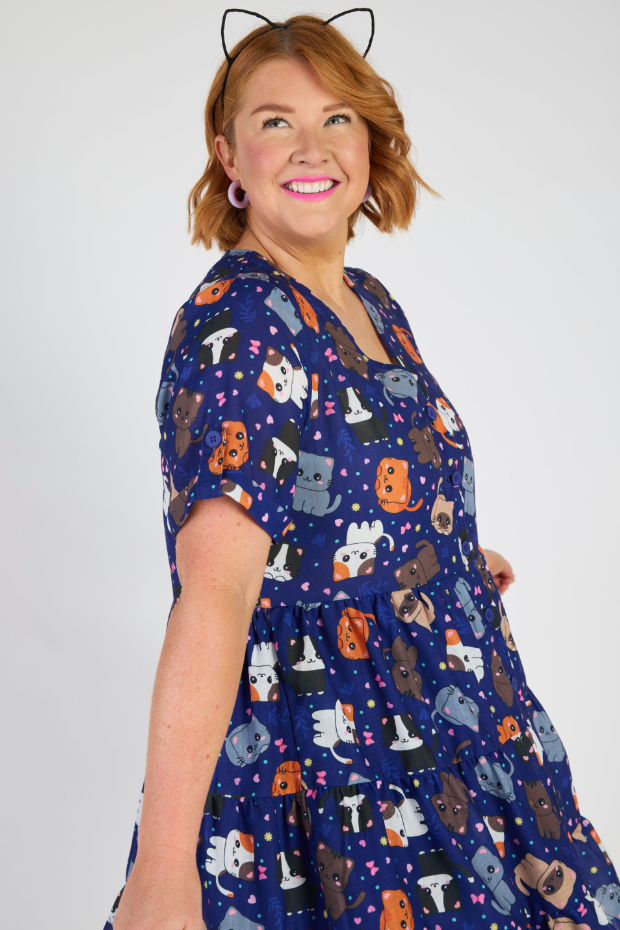 Poppy Cute Kitties Dress – Cute Kitties shift dress