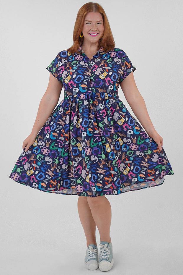 Frankie Alpha Animals Dress – Alpha Animals shirt dress