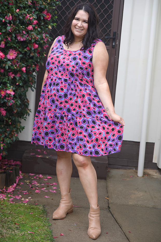 Dove Lilly Pilly Sleeveless Dress – Lilly Pilly knee length dress