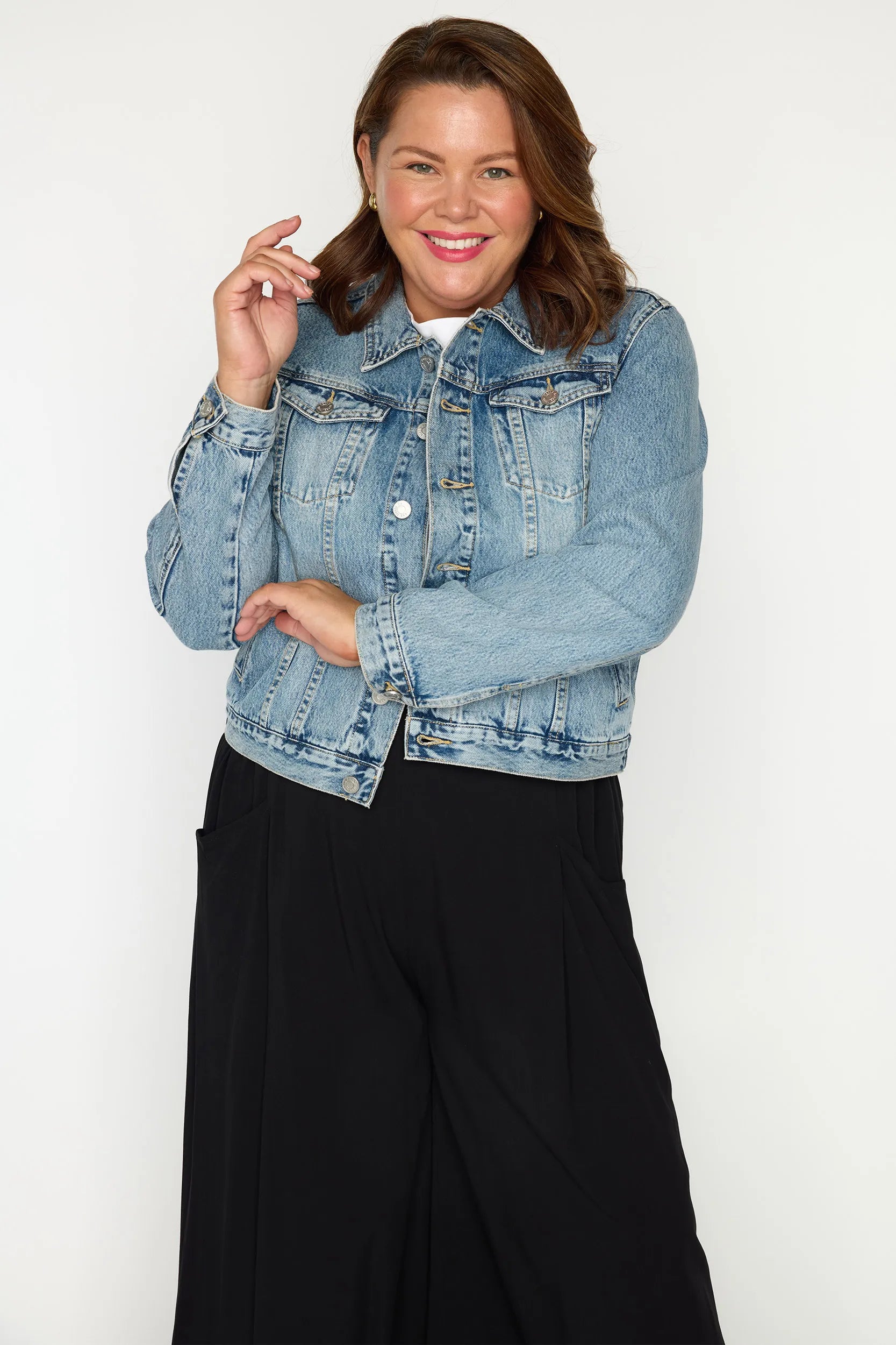 Esta Denim Jacket – Denim denim jacket