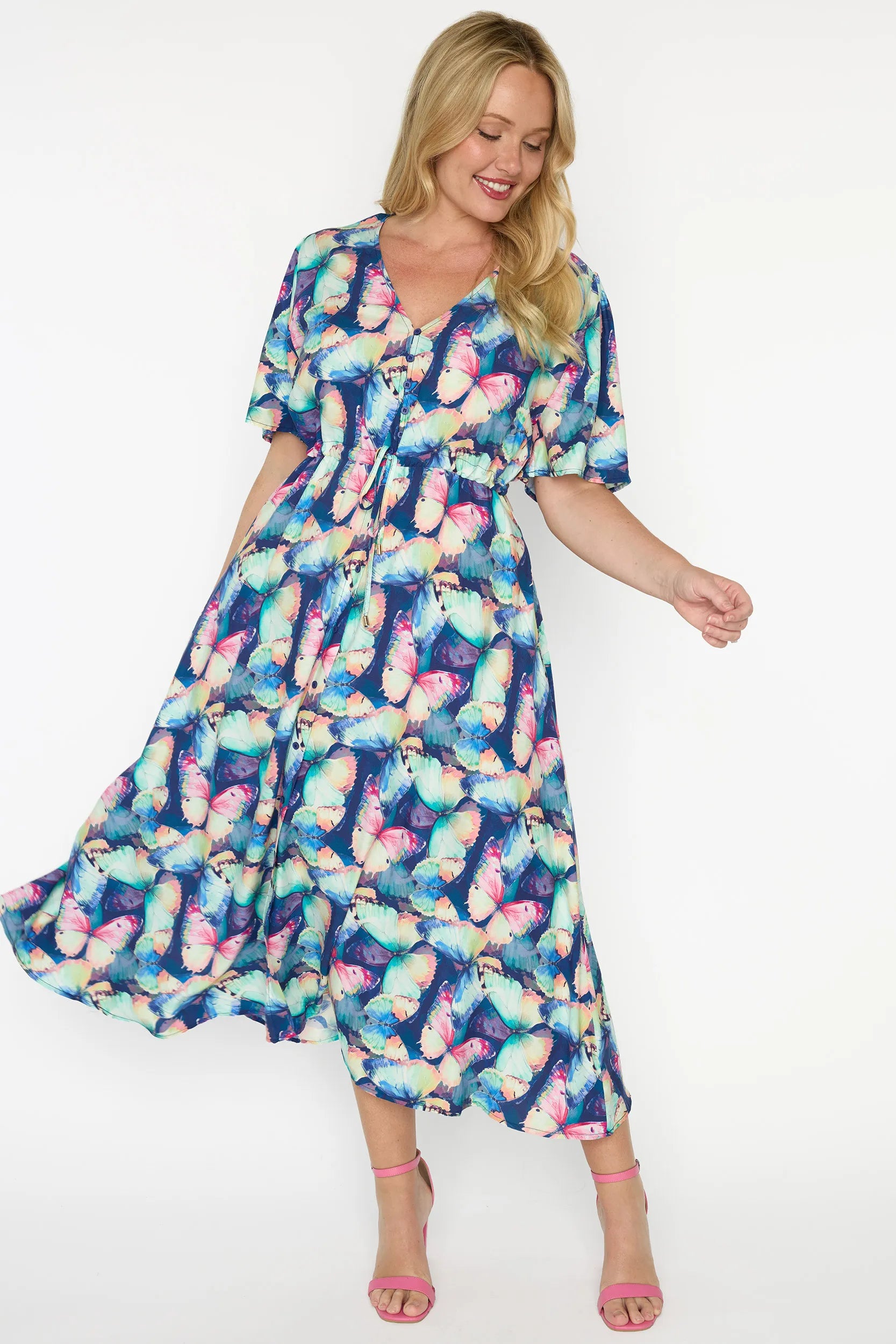 Michelle Flutterby Dress – Flutterby midi dress