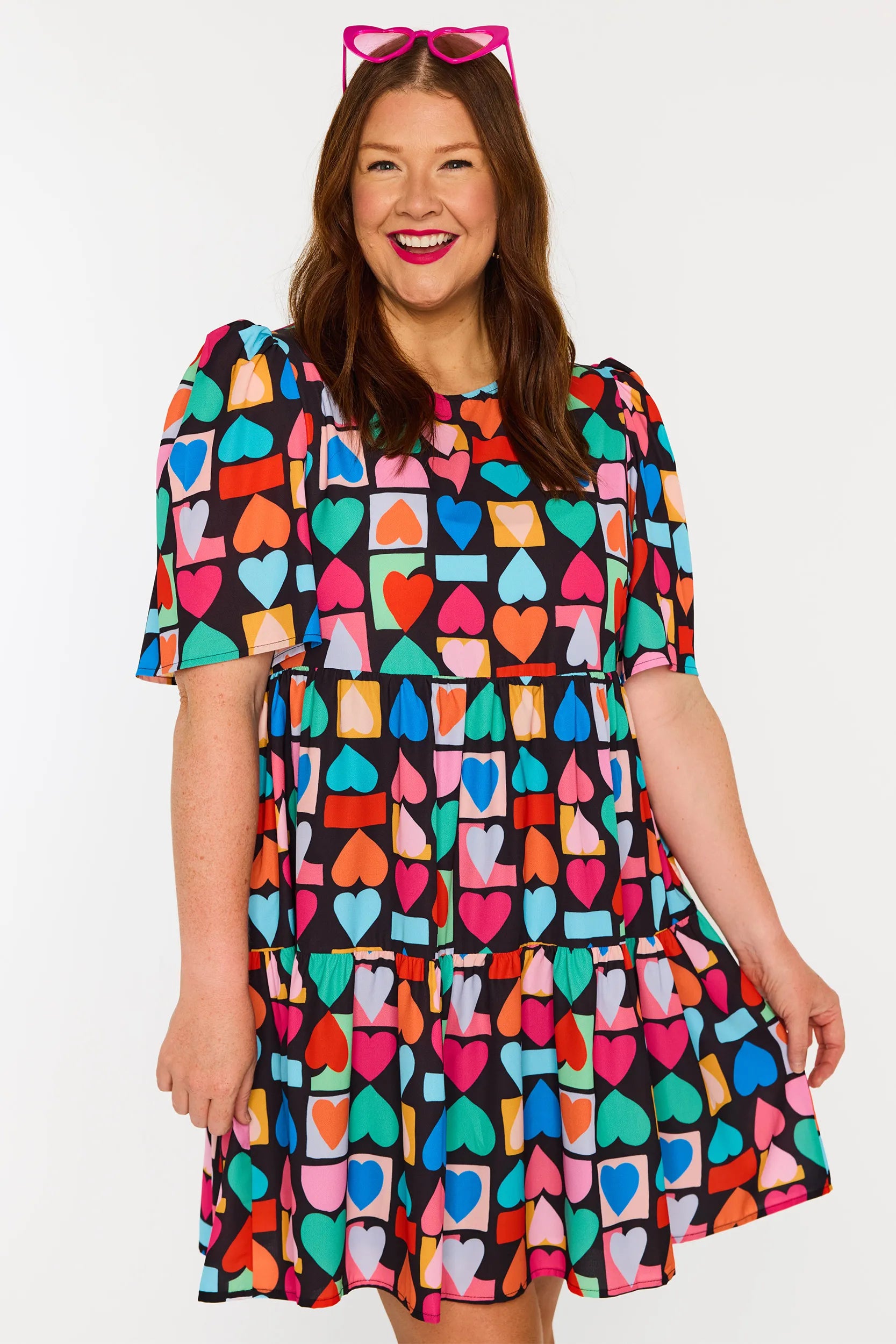 Jackson Geo Hearts Dress – Geo Hearts mini dress