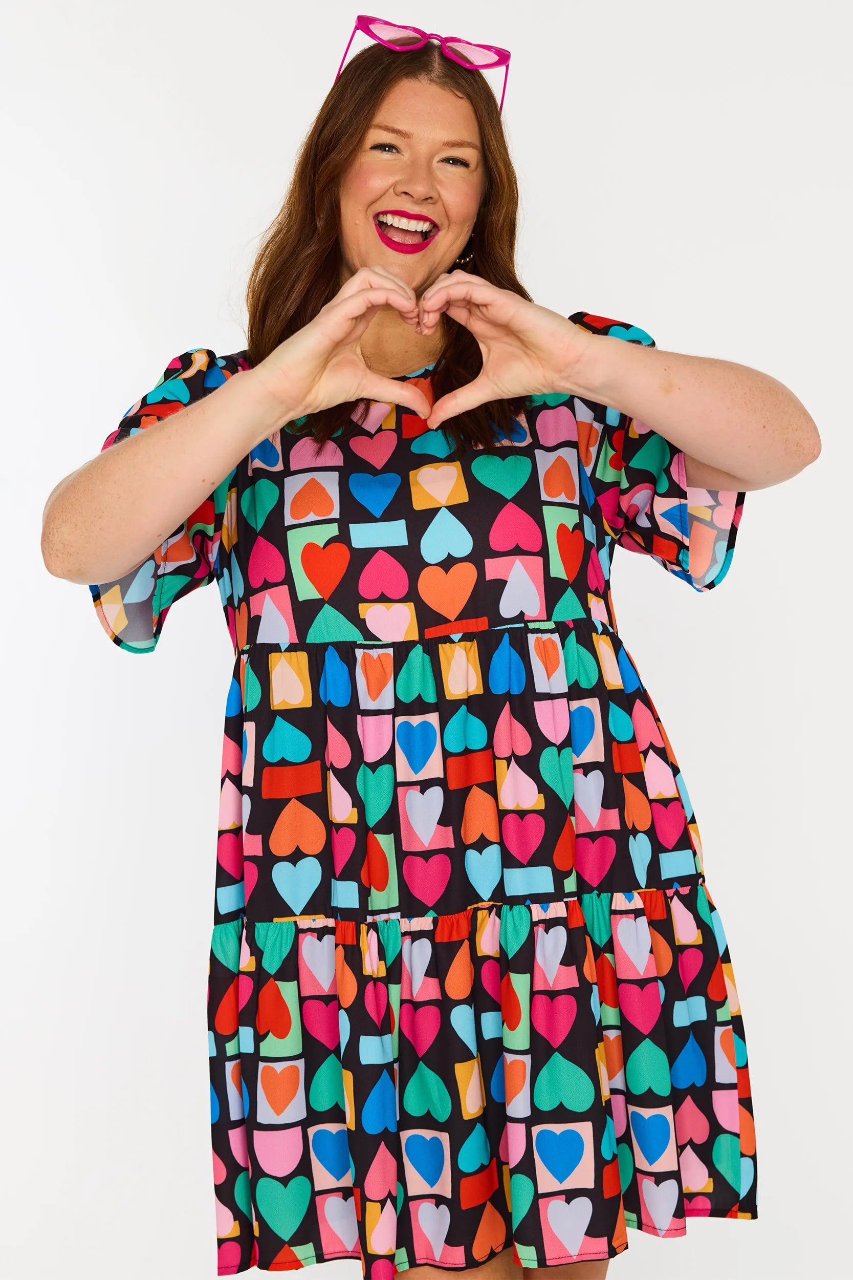 Jackson Geo Hearts Dress – Geo Hearts mini dress