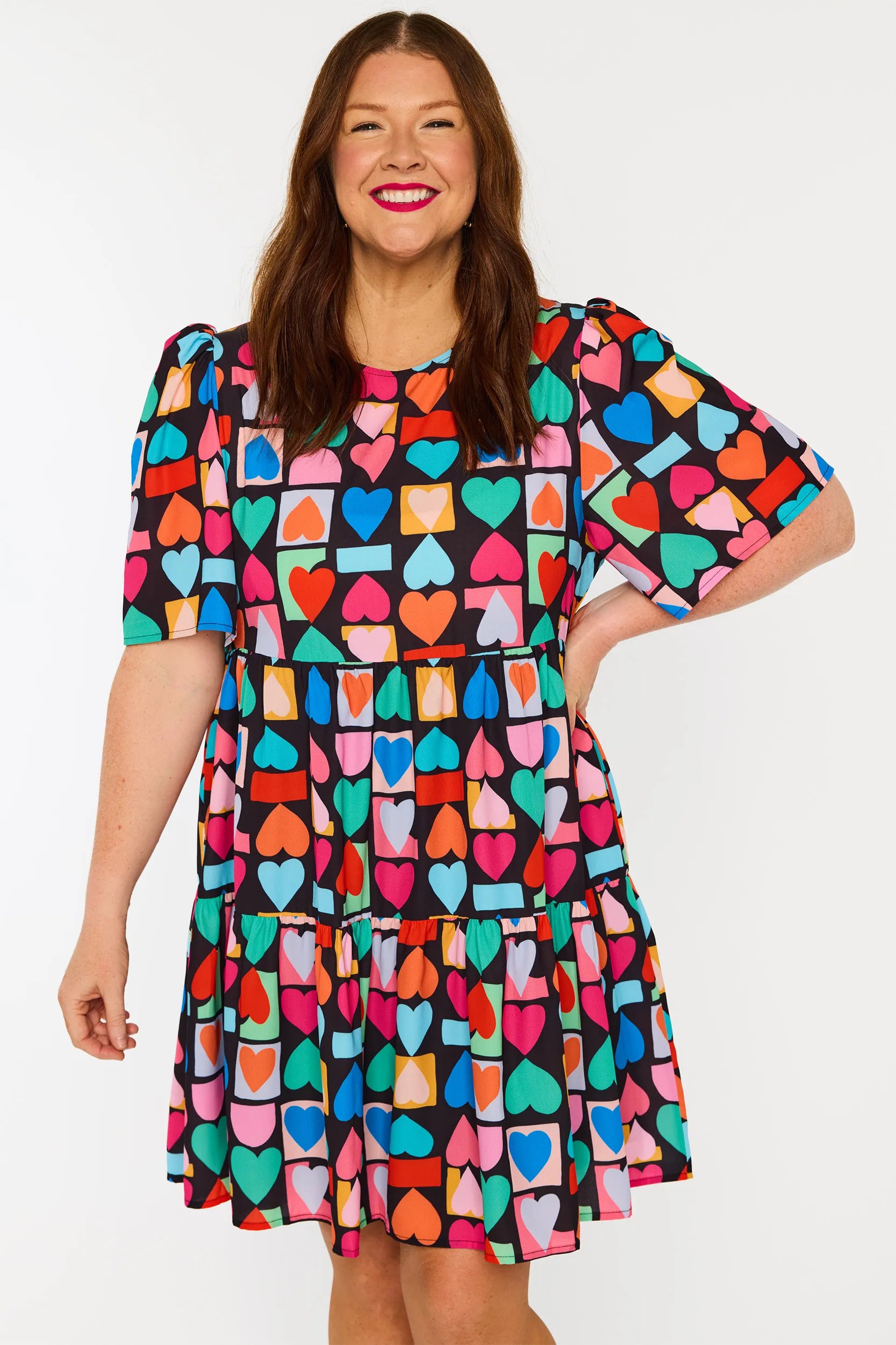 Jackson Geo Hearts Dress – Geo Hearts mini dress