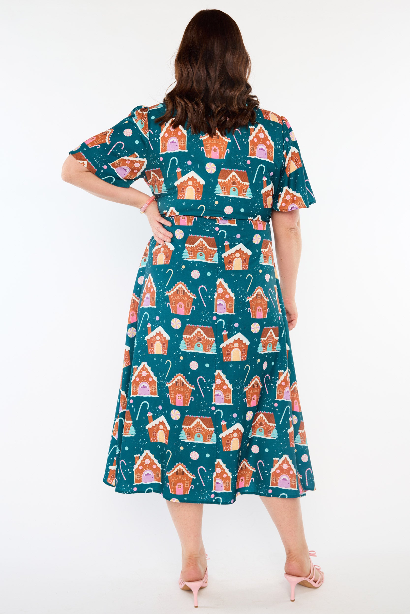Marley Gingerbread House Christmas Dress (Pre-Order)