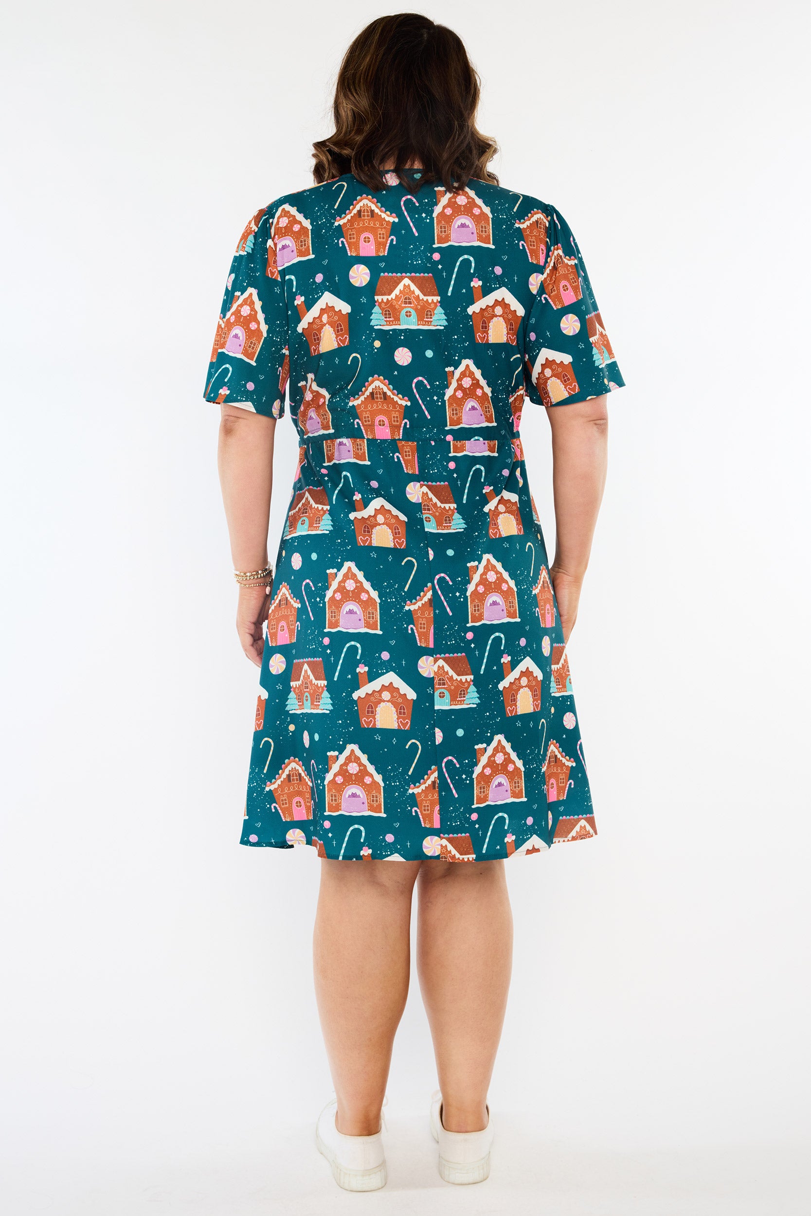Siena Gingerbread House Christmas Dress (Pre-Order)