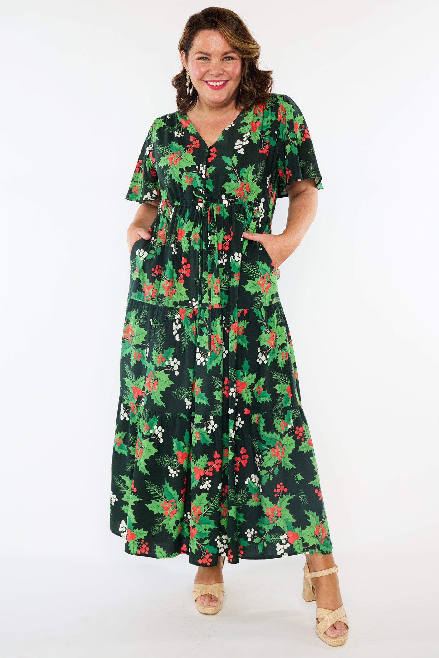 Alexia Holly Christmas Dress (Pre-Order)