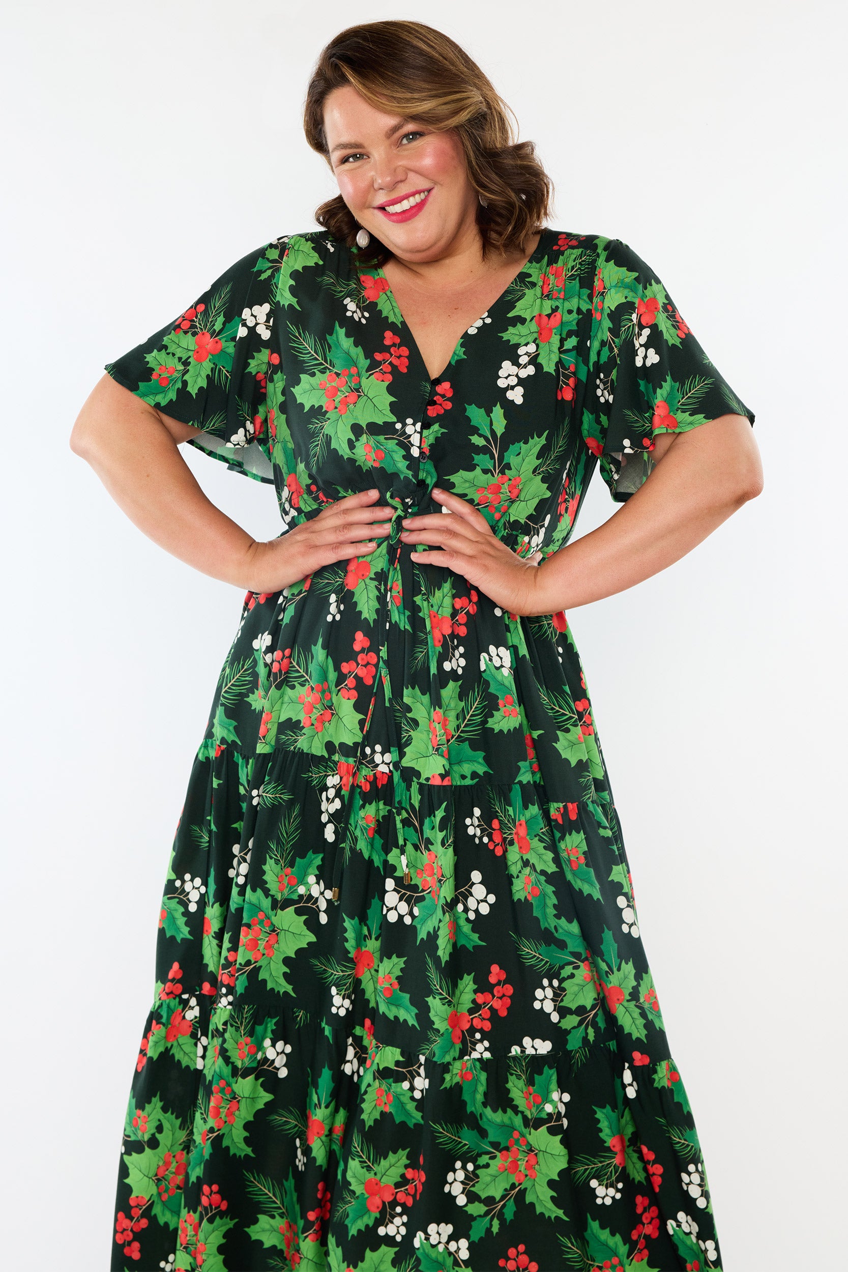 Alexia Holly Christmas Dress (Pre-Order)