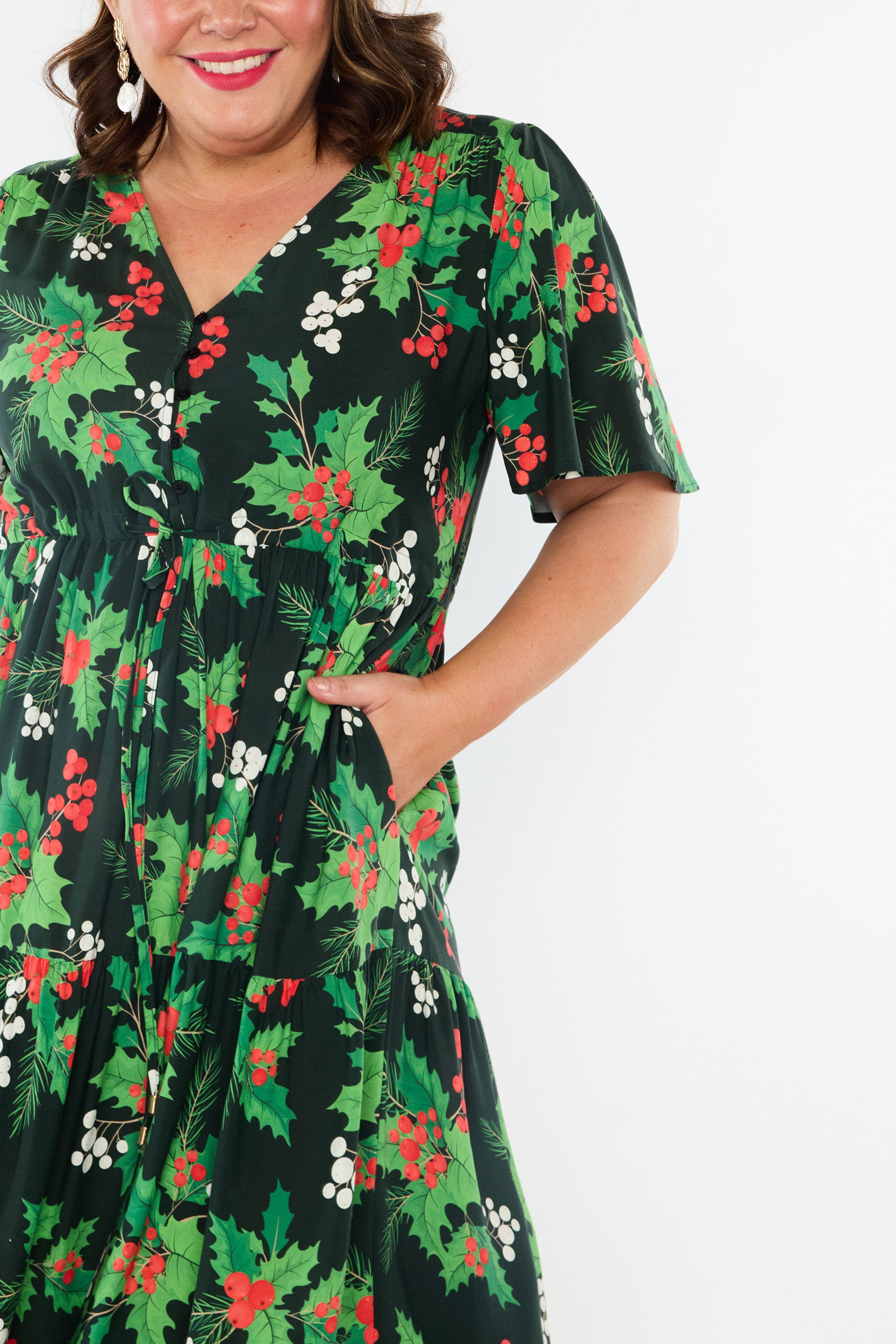 Alexia Holly Christmas Dress (Pre-Order)