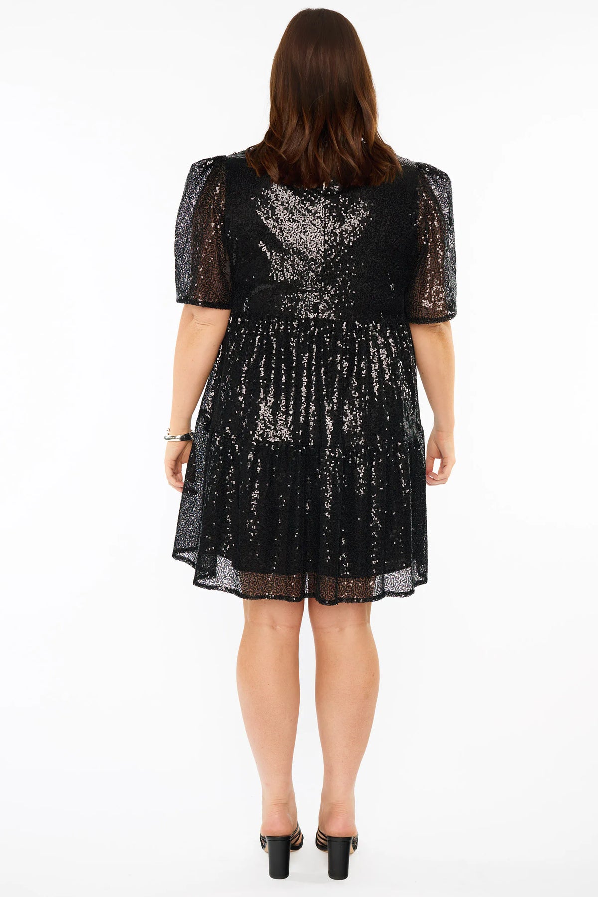 Jackson Sequin Black Dress